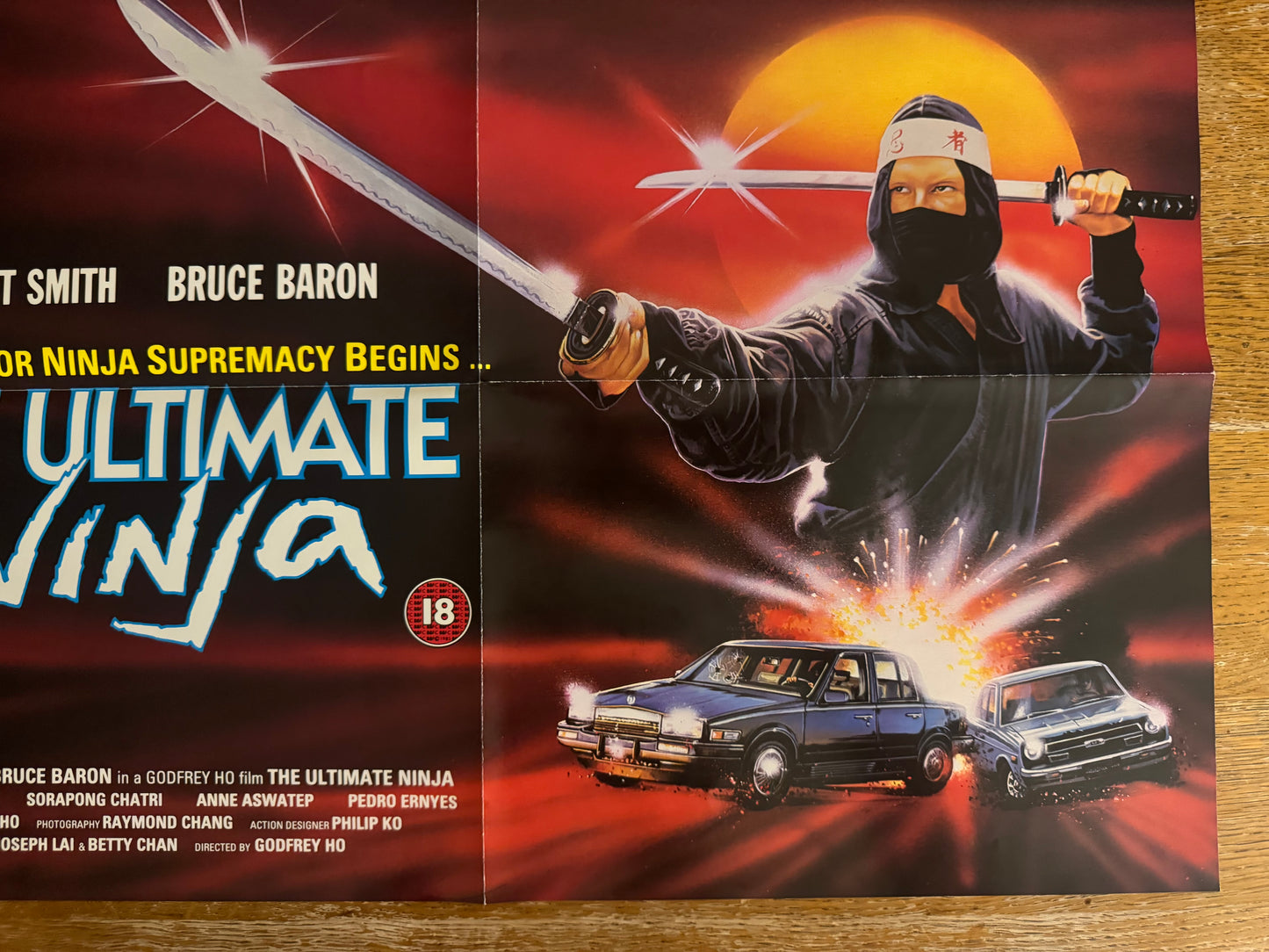 The Ultimate Ninja 1986 UK Video Poster