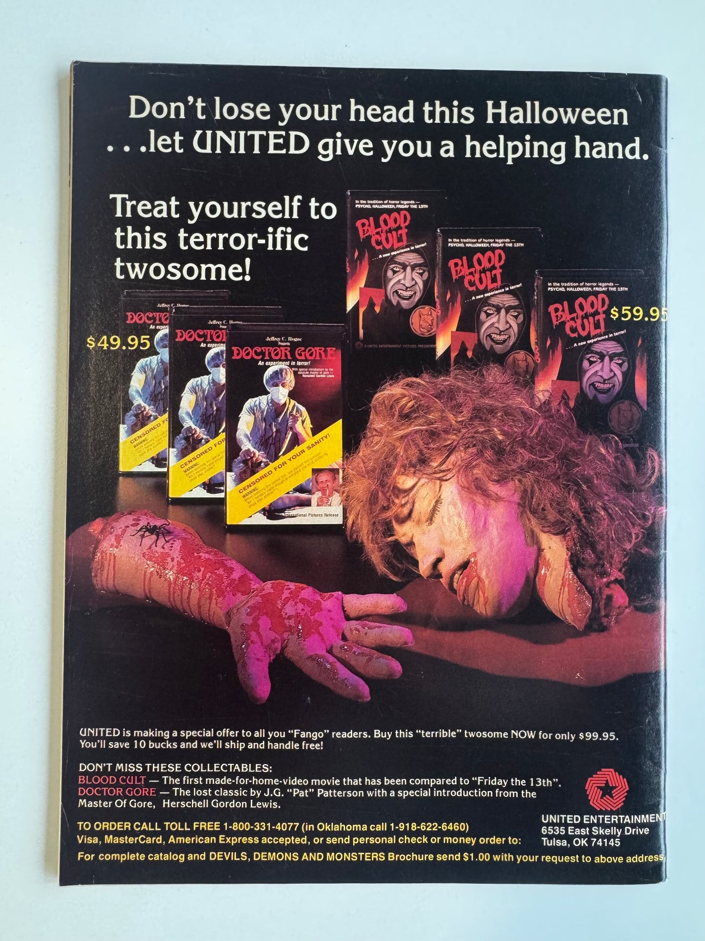 Fangoria issue 49 Horror magazine Freddy's Revenge