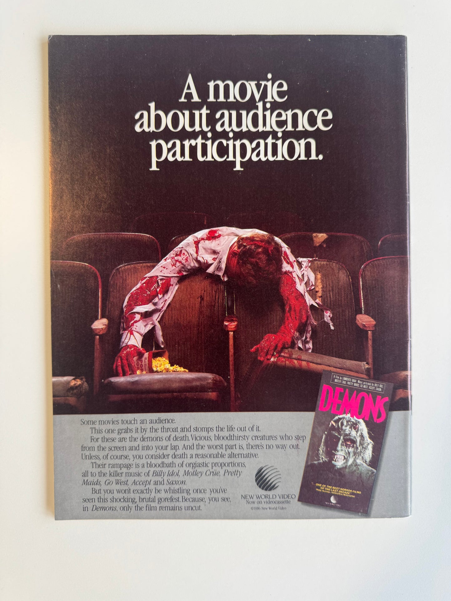 Fangoria issue 58 Horror magazine The Fly