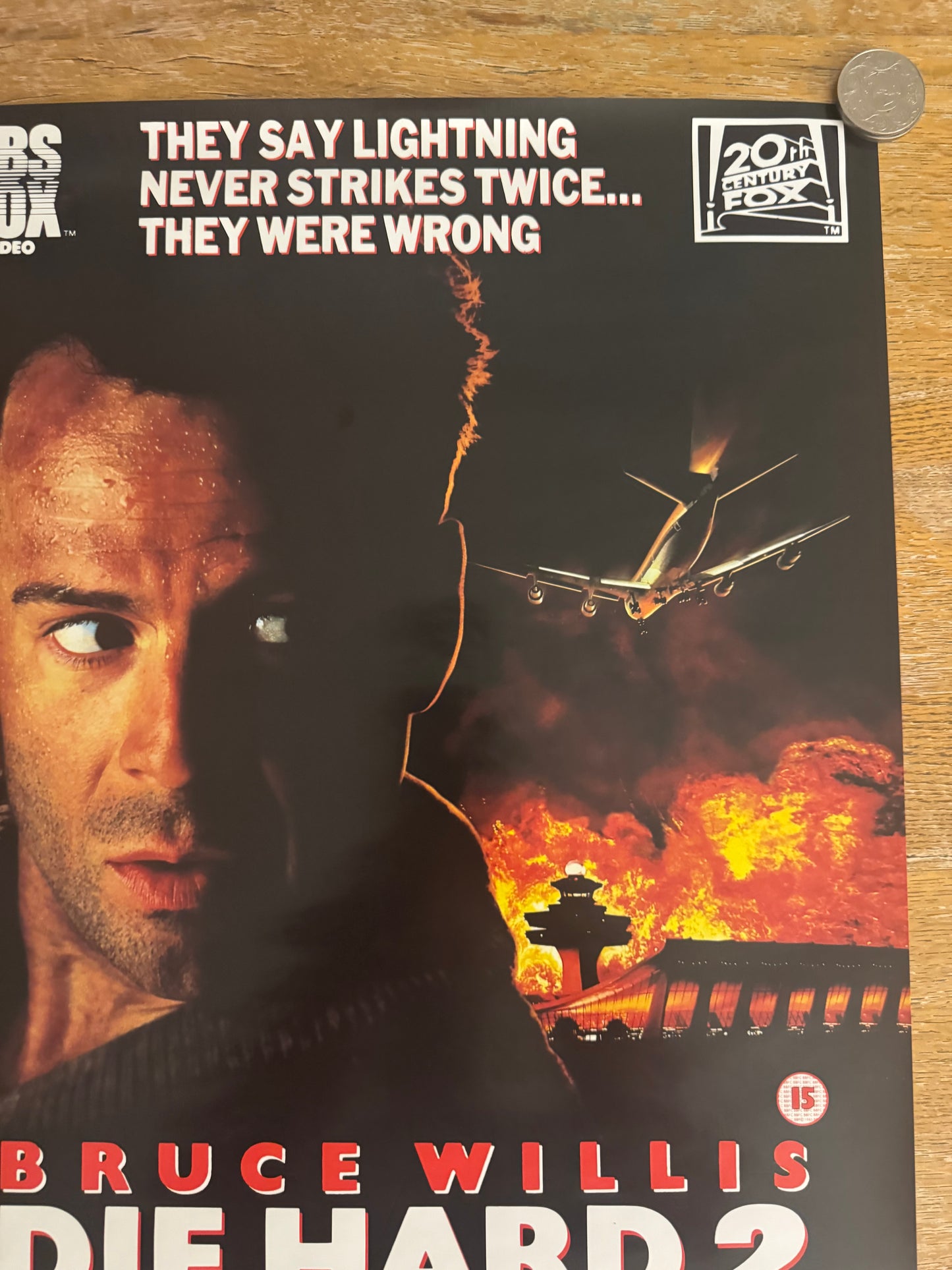 Die Hard 2 1990 UK Video Poster