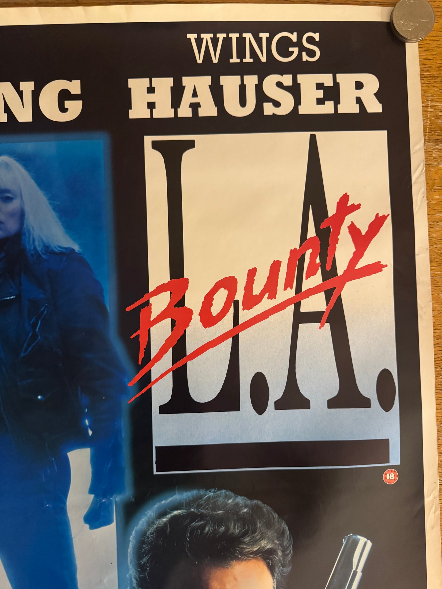 L.A. Bounty 1989 UK Video Poster