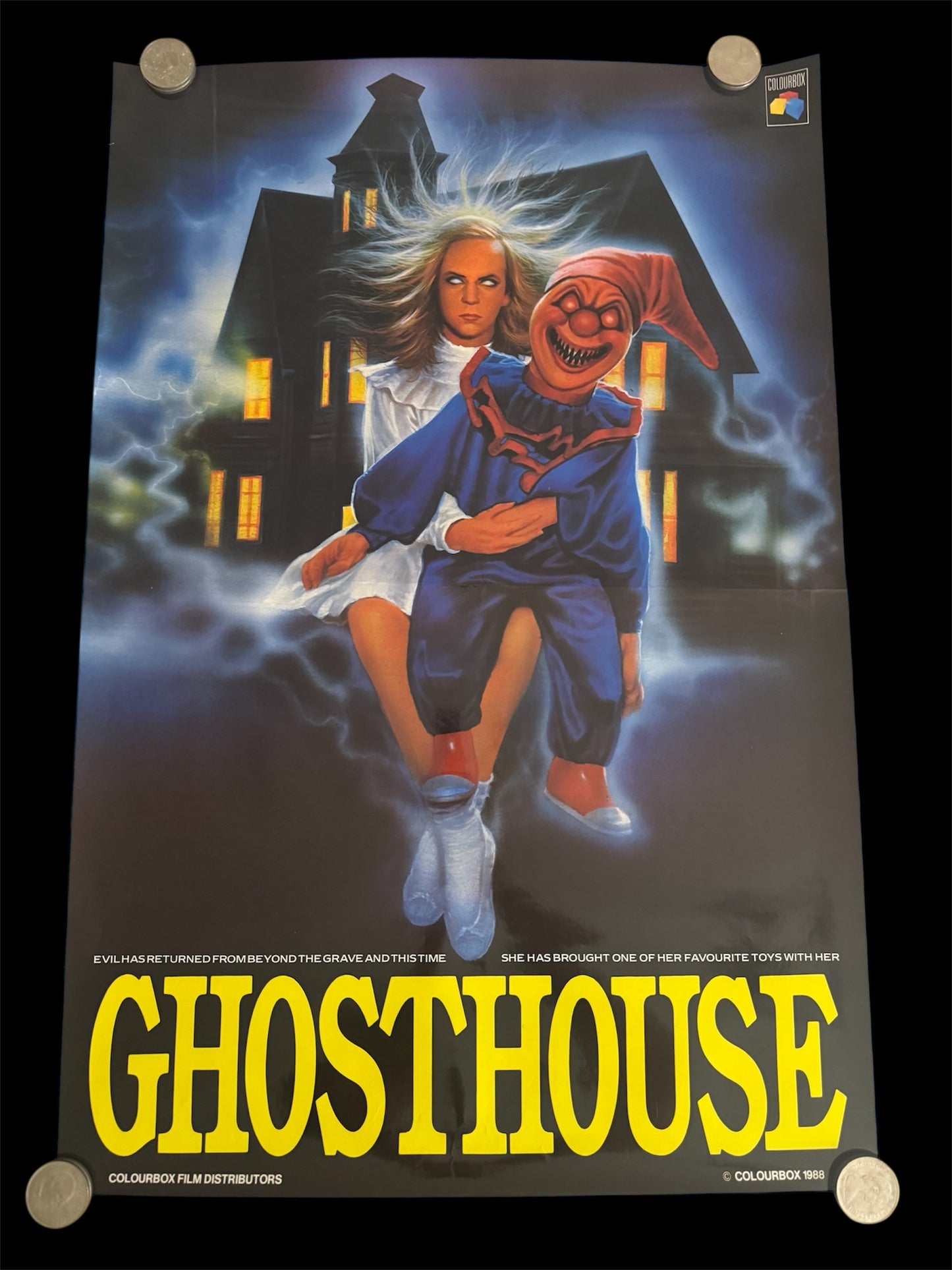 Ghosthouse 1988 UK Video Poster