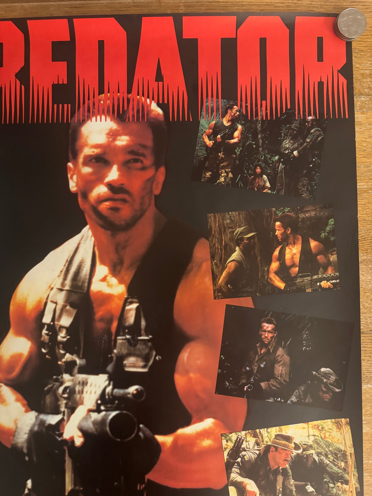 Predator 1987 UK Video Poster