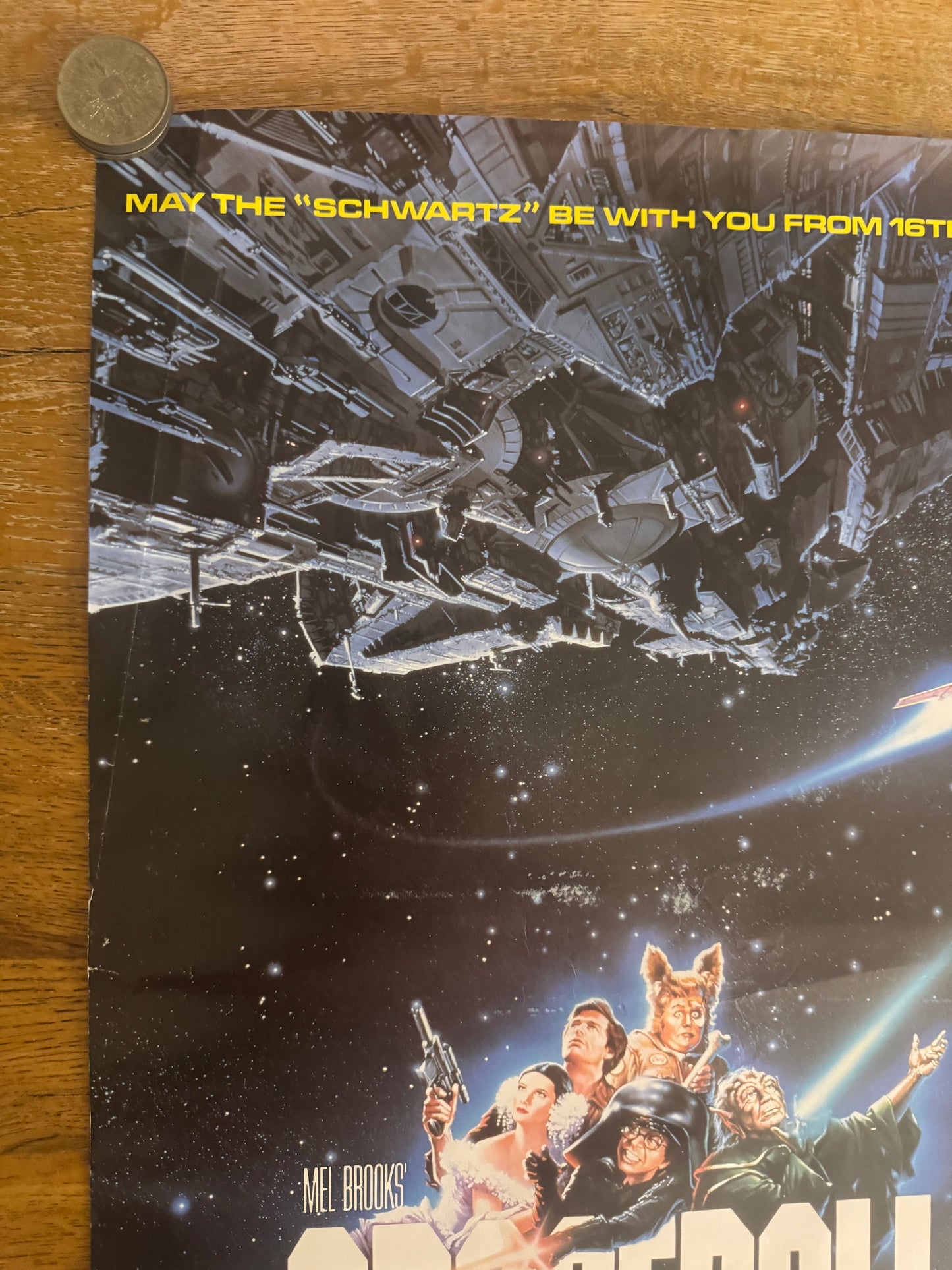 Spaceballs 1987 UK Video Poster