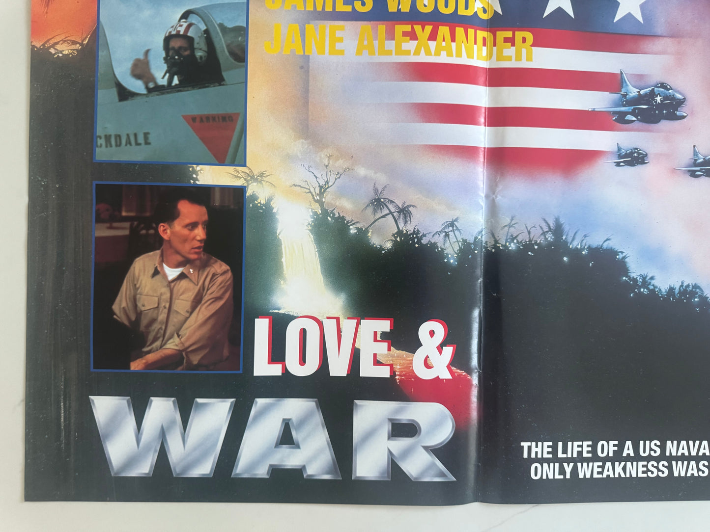 In Love And War 1987 UK Video Poster