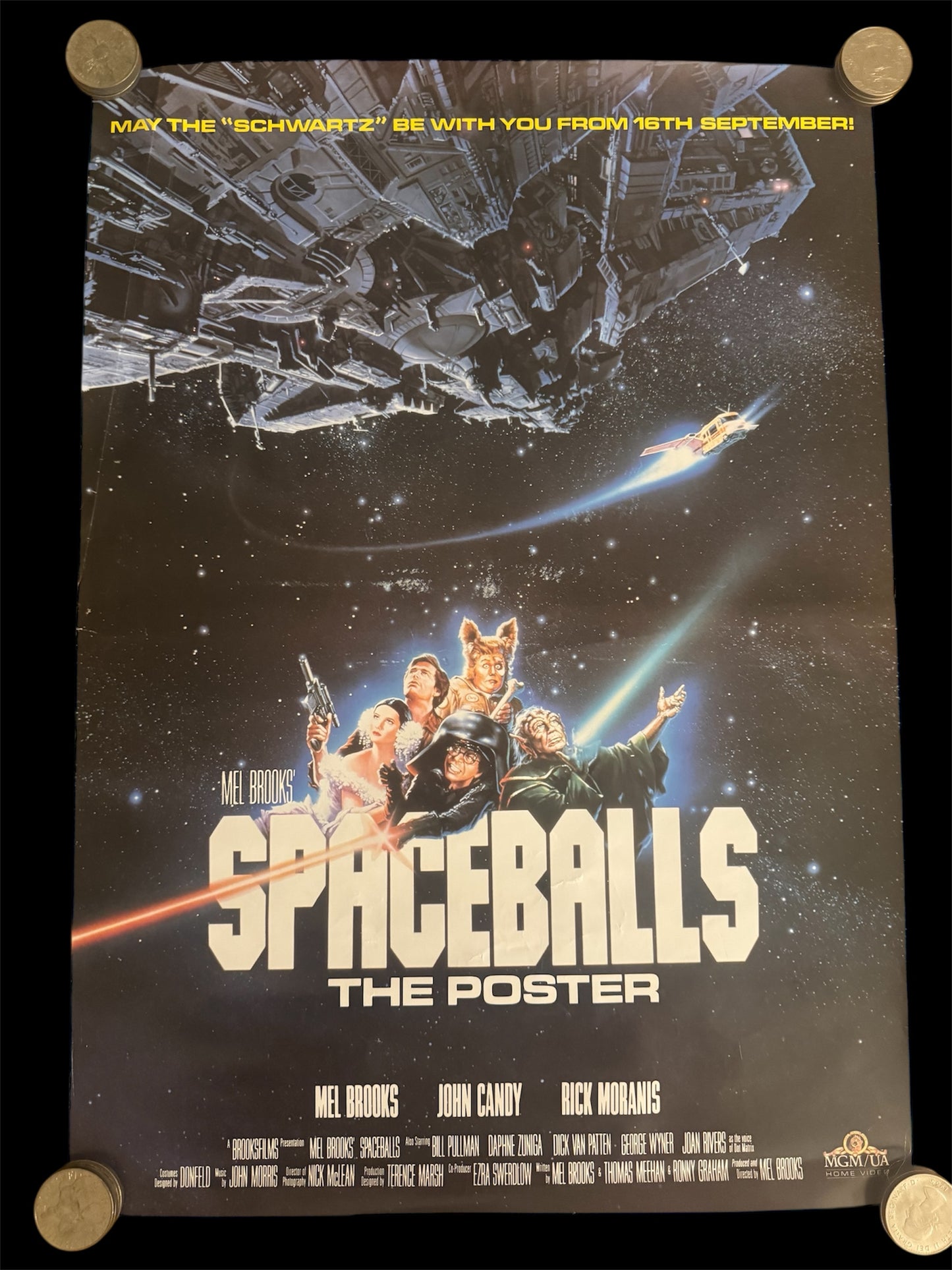 Spaceballs 1987 UK Video Poster