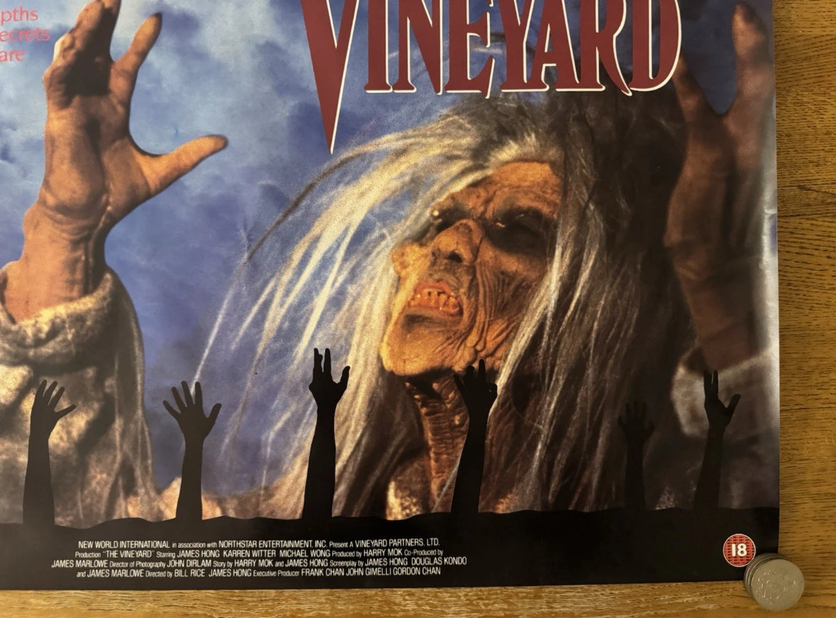 The Vineyard 1987 UK Video Poster