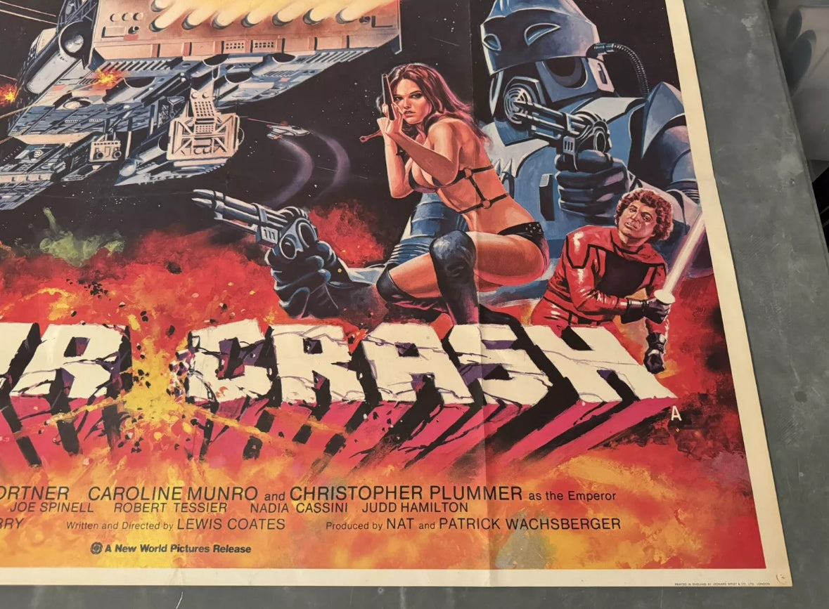 Star Crash 1978 UK Quad Poster