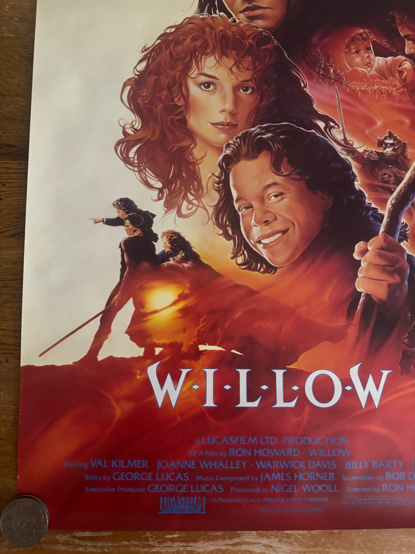 Willow 1988 UK Video Poster