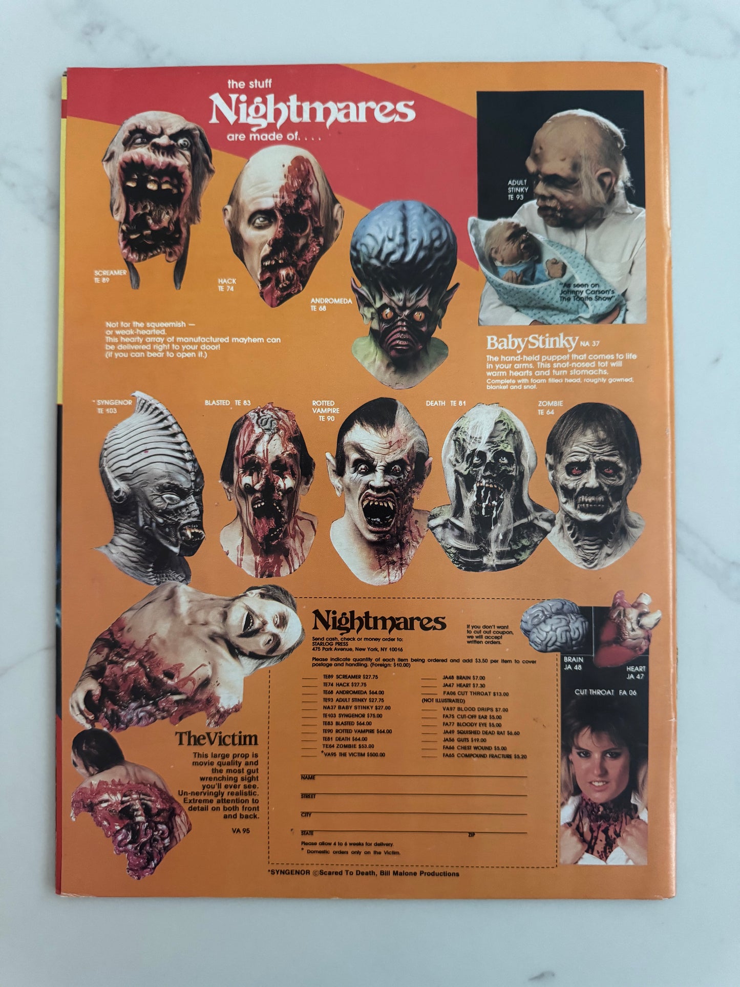 Fangoria Issue 2 Horror Magazine Nightmare on Elm Street 3