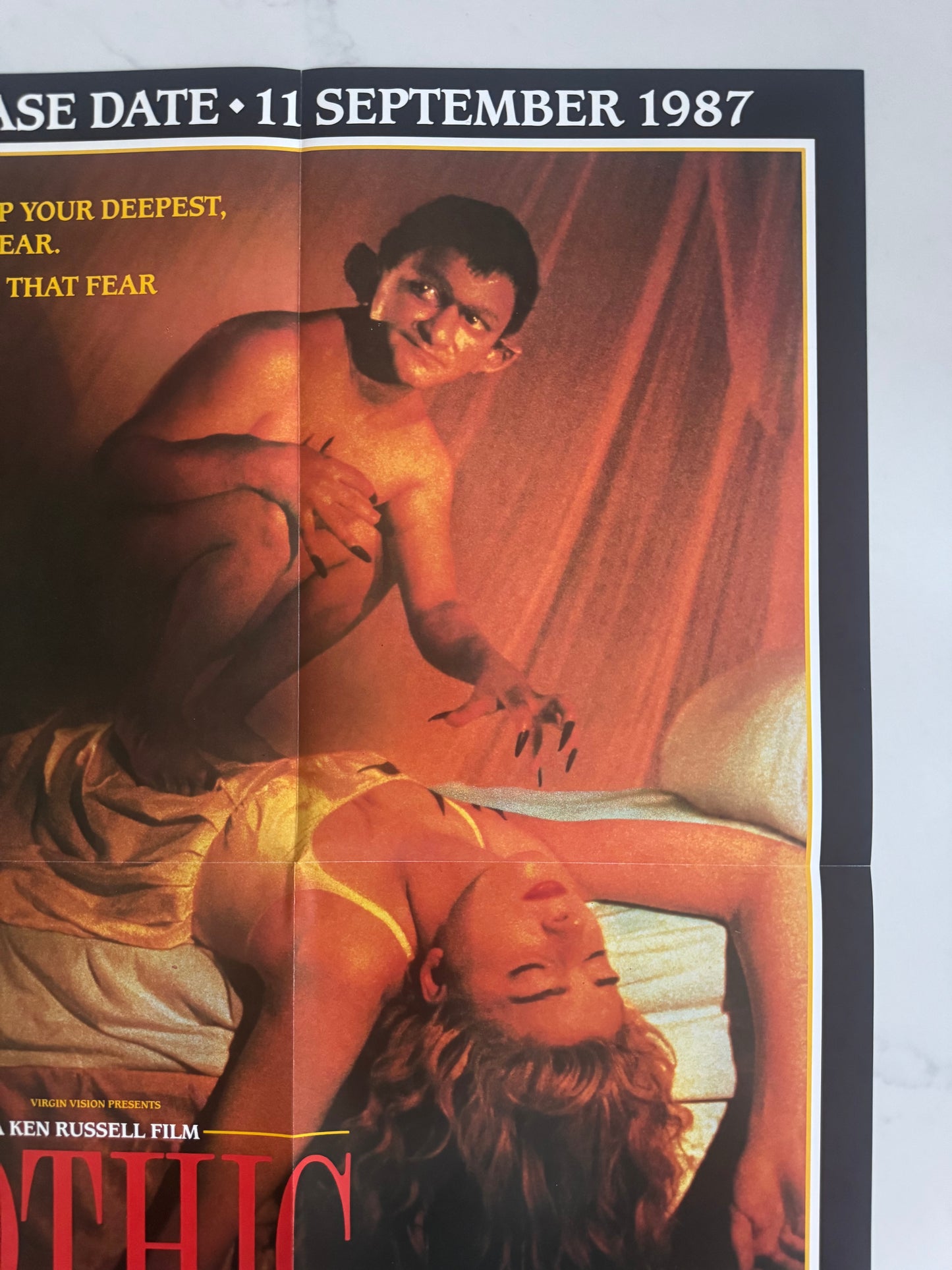 Gothic 1986 UK Video Poster