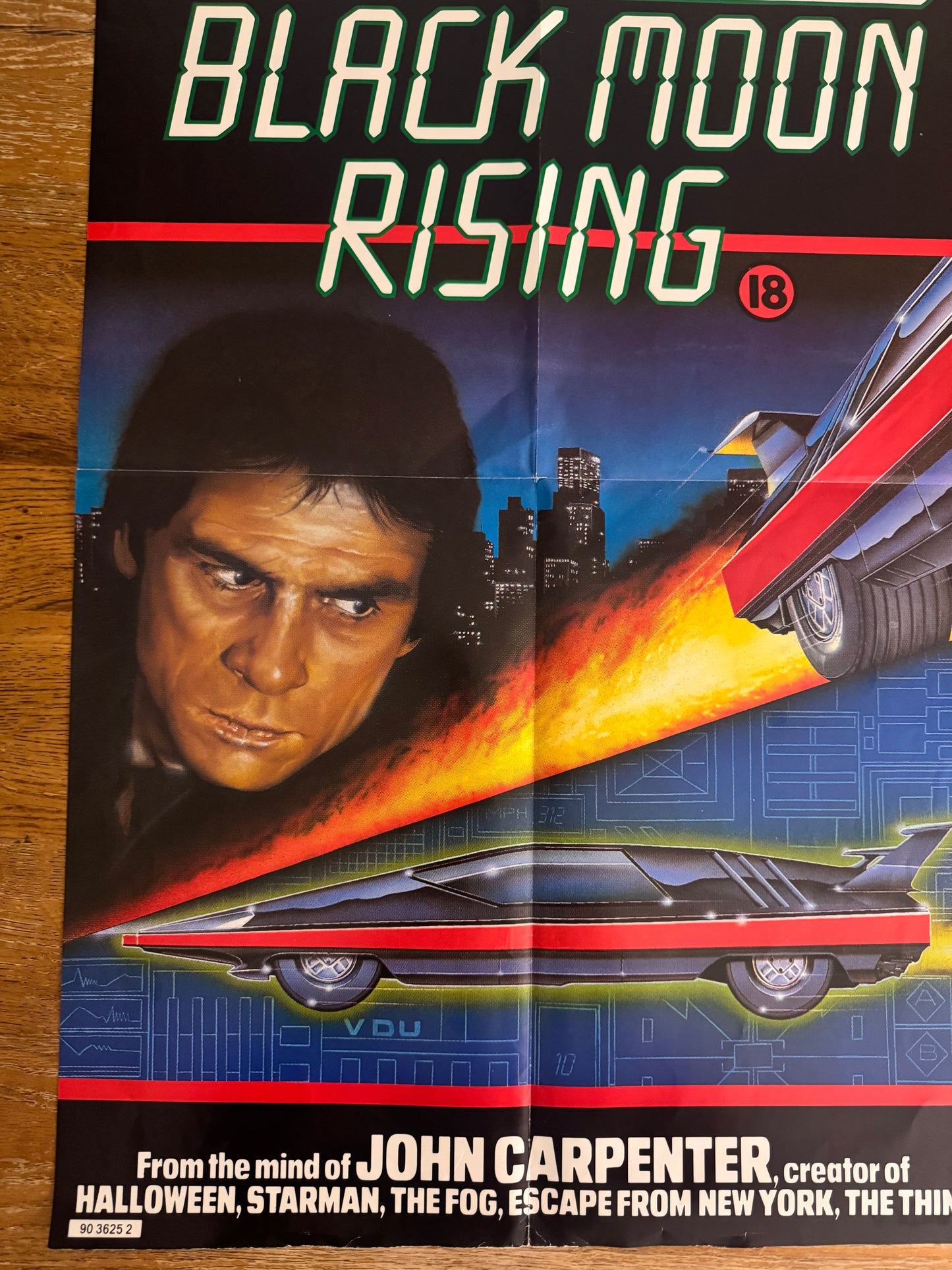 Moon Rising 1986 UK Video Poster