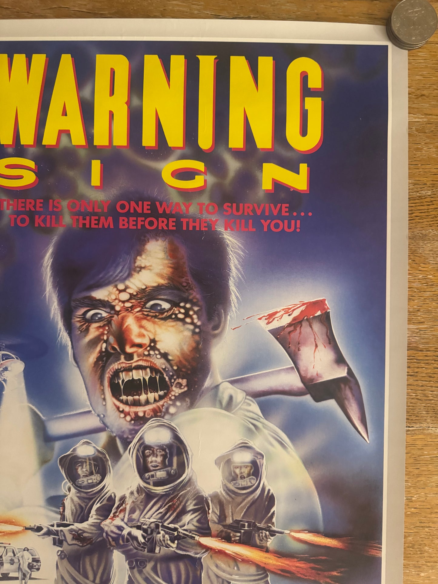 Warning Sign 1985 UK Video Poster