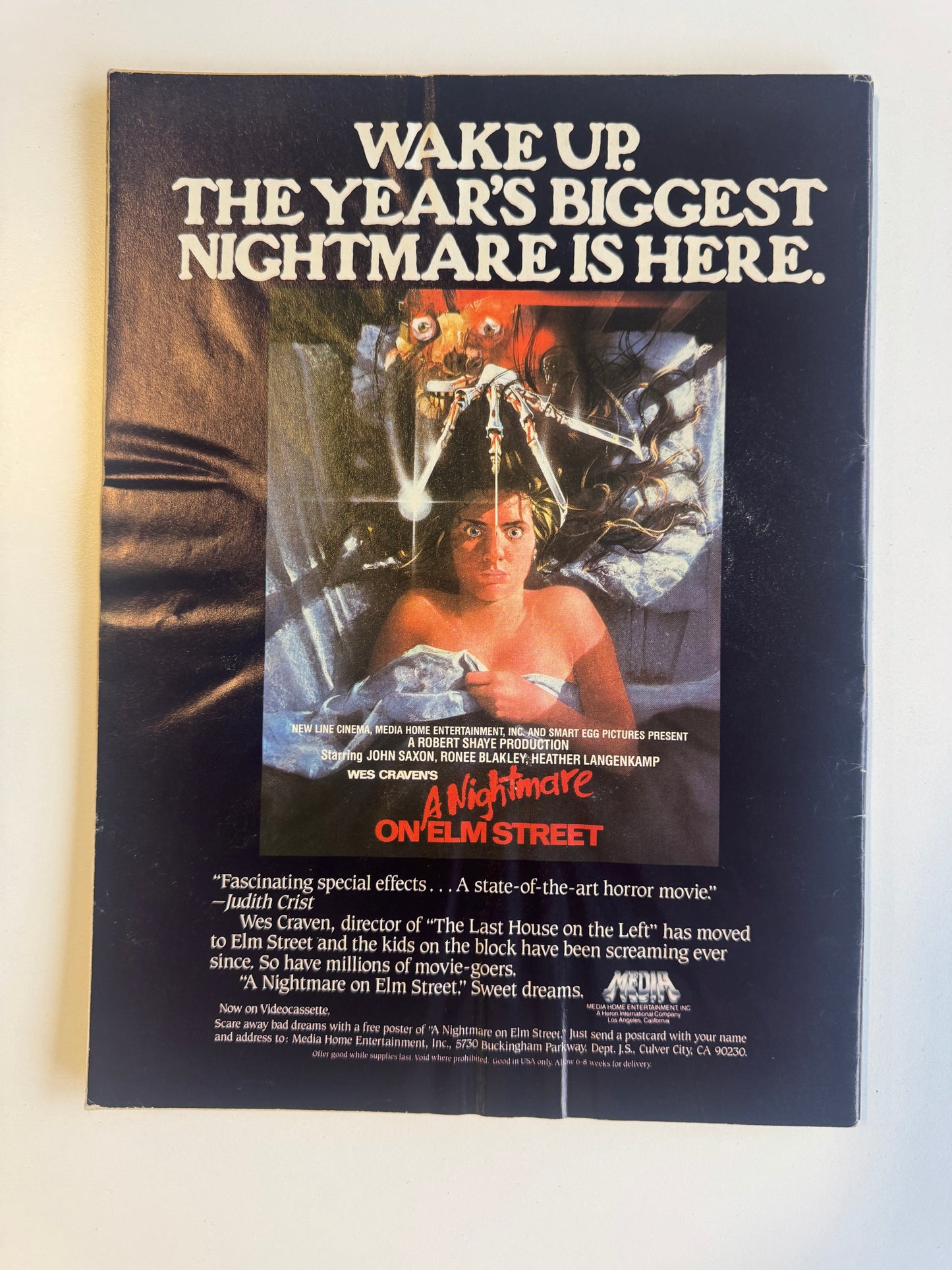 Fangoria issue 46 Horror magazine Lifeforce