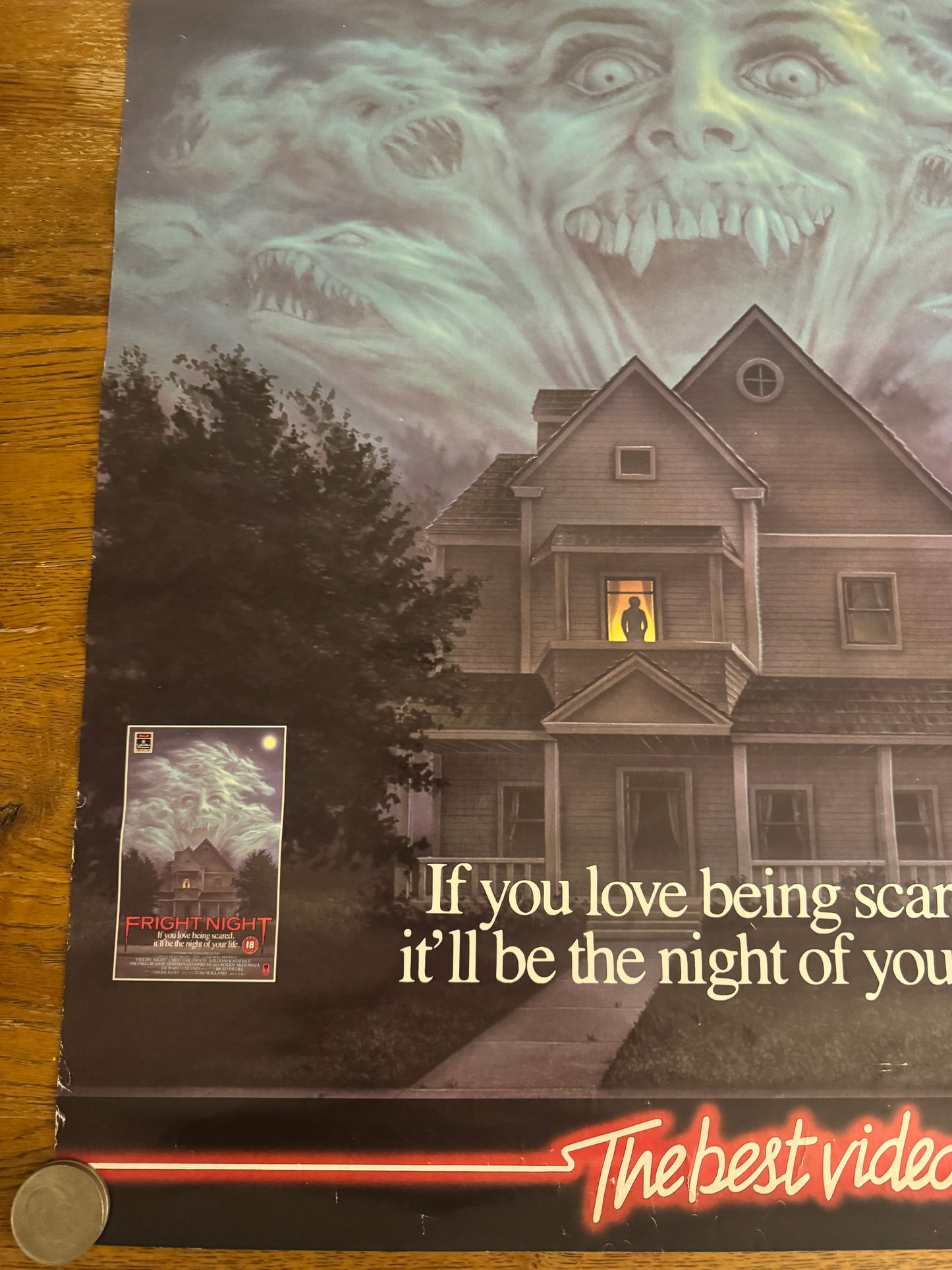 Fright Night 1985 UK Video Poster