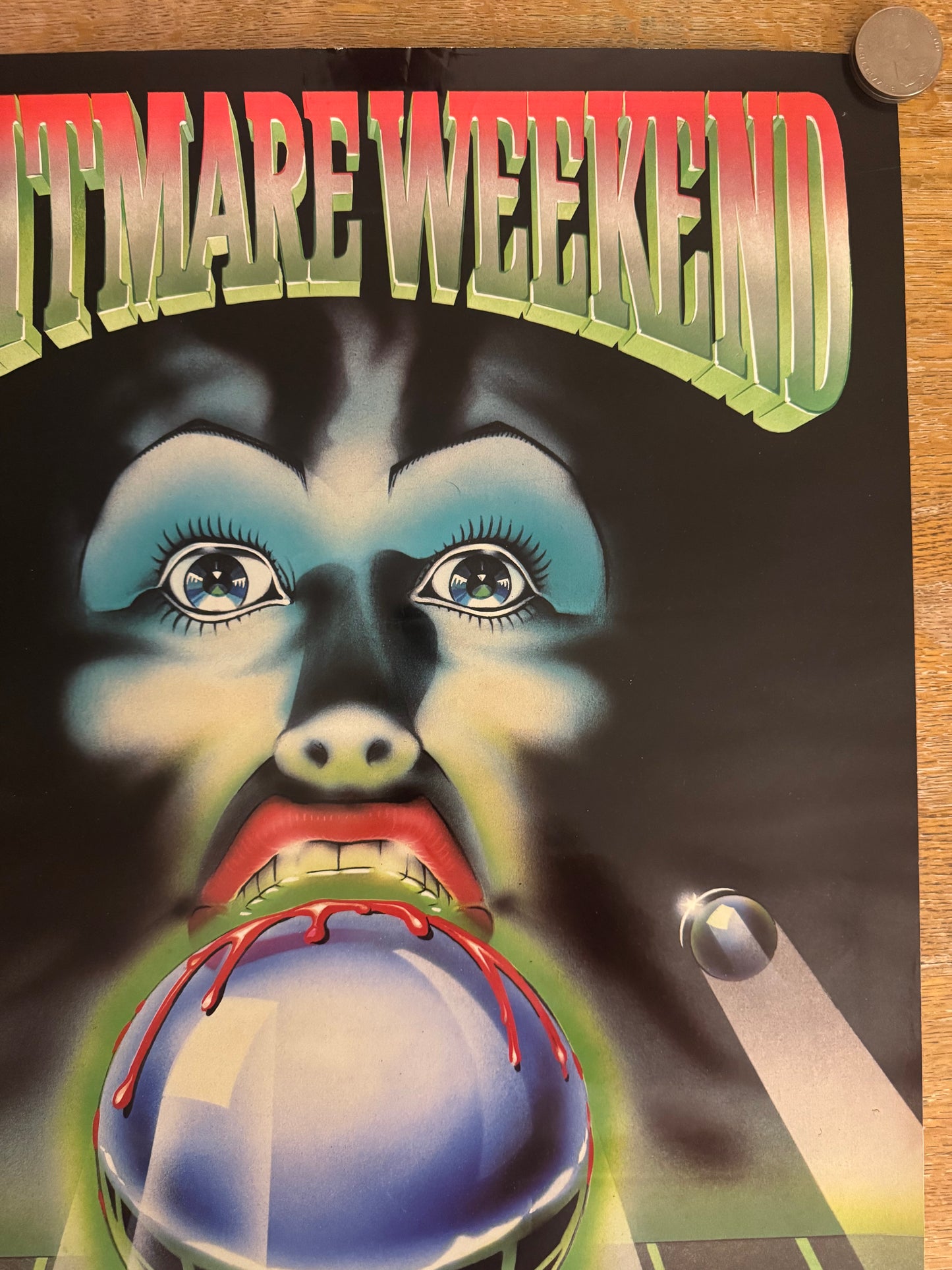 Nightmare Weekend UK Video Poster