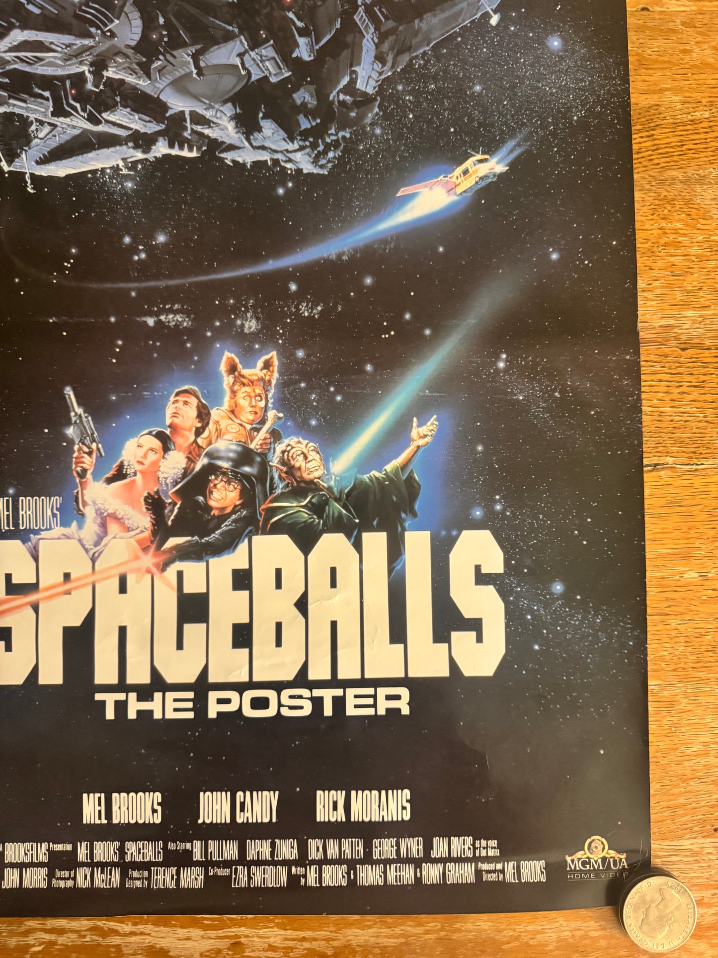 Spaceballs 1987 UK Video Poster