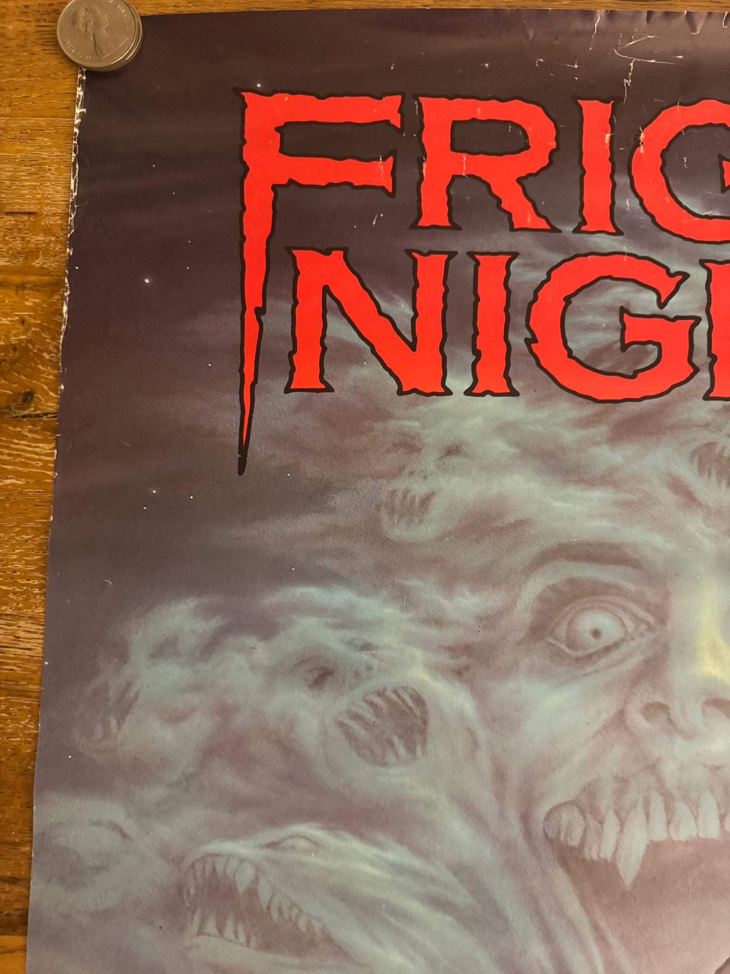 Fright Night 1985 UK Video Poster