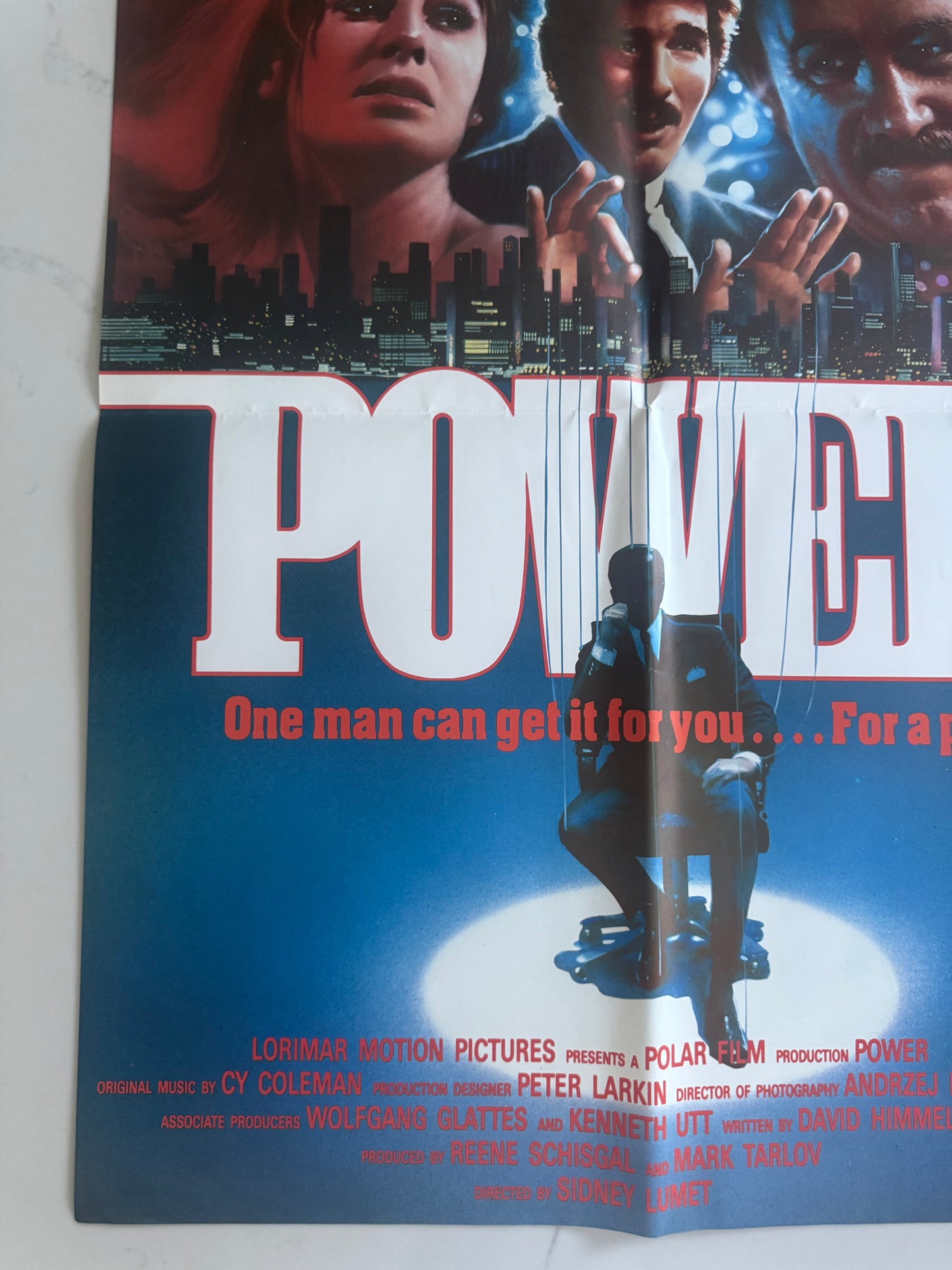 Power 1986 UK Video Poster