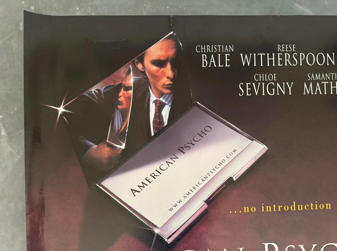 American Psycho 2000 UK Quad Poster