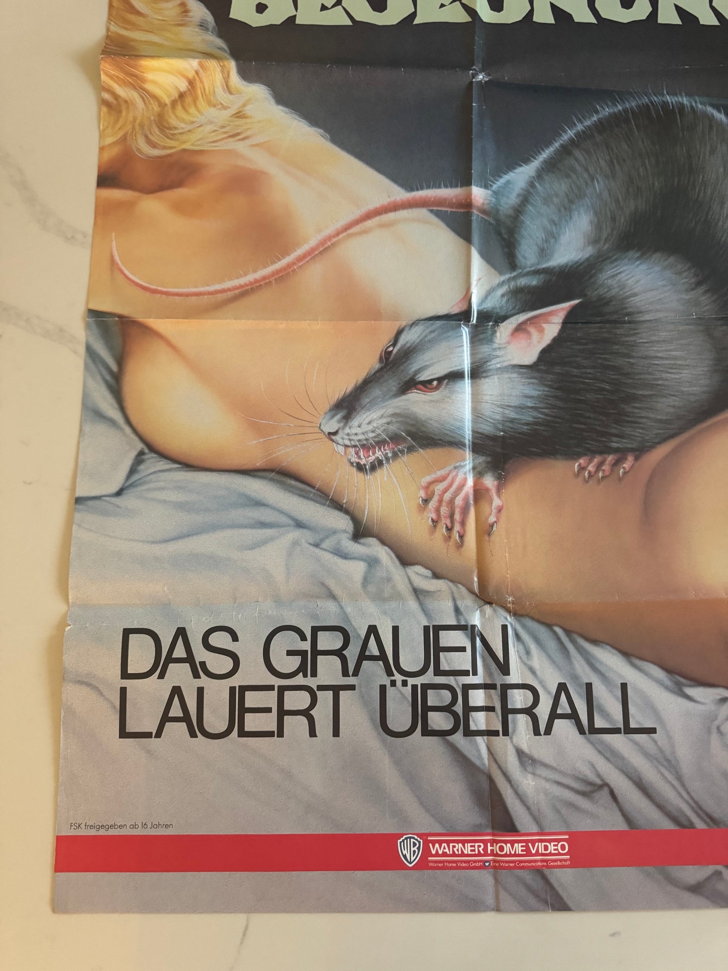 Rat German Horror A1 Video Poster