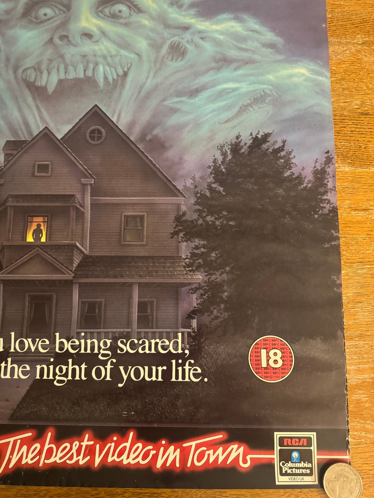 Fright Night 1985 UK Video Poster