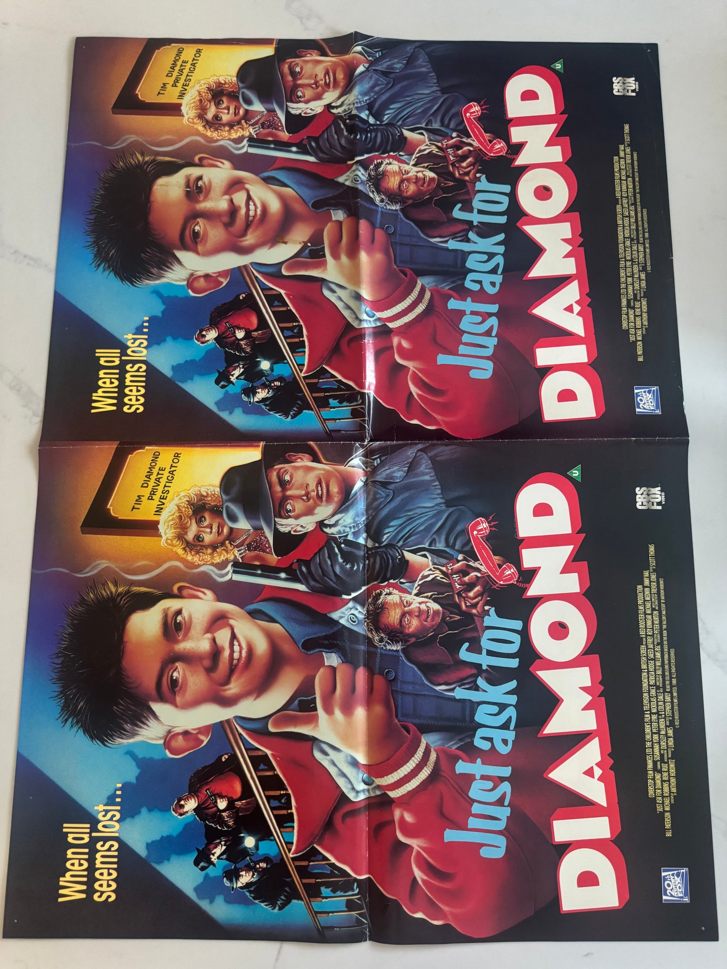 Just ask for Diamond 1988 UK Video Poster