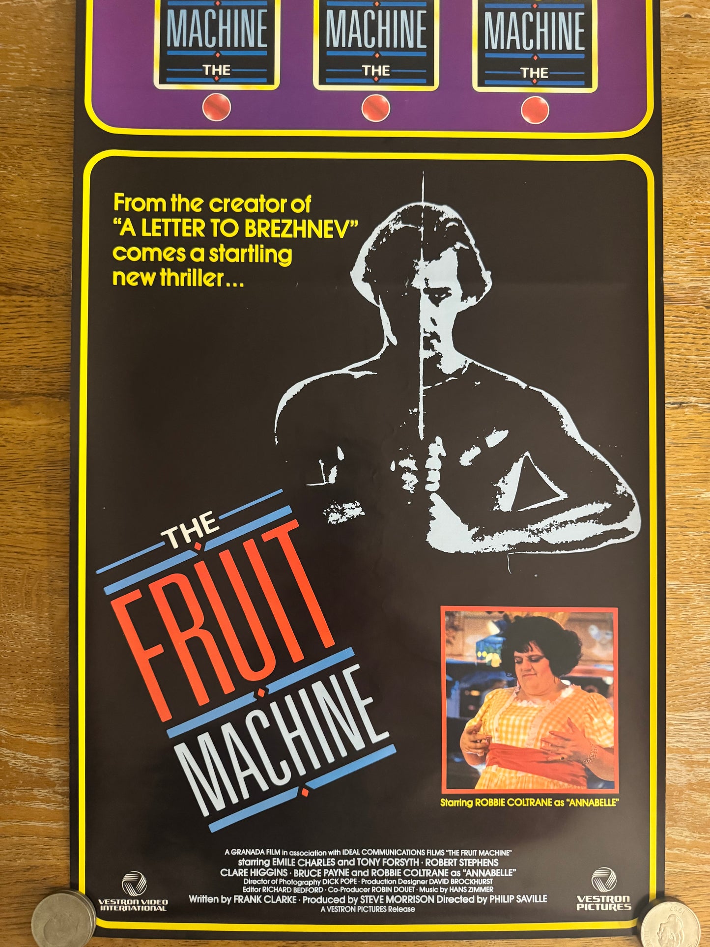 The Fruit Machine 1988 UK Video Poster