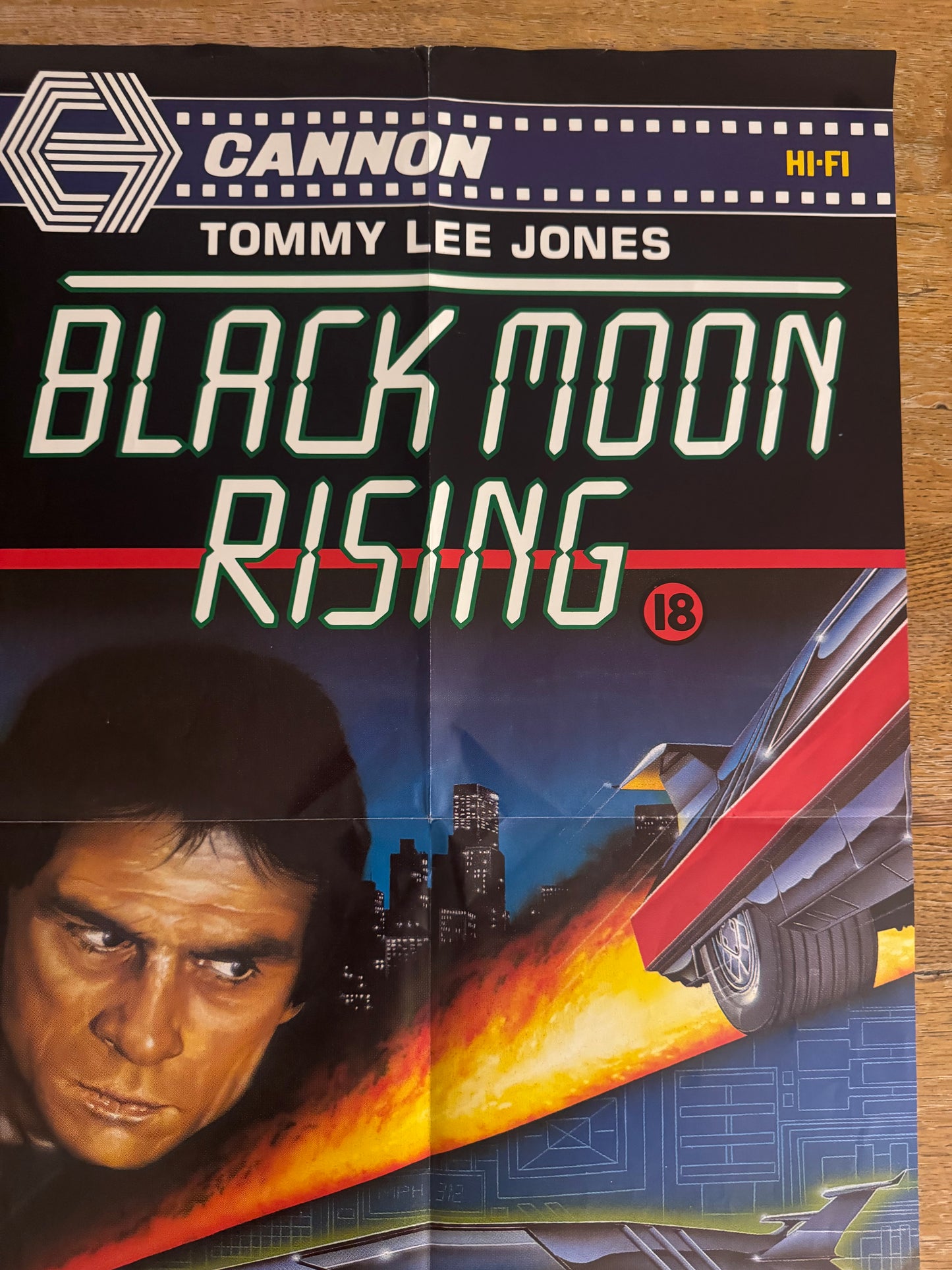 Moon Rising 1986 UK Video Poster