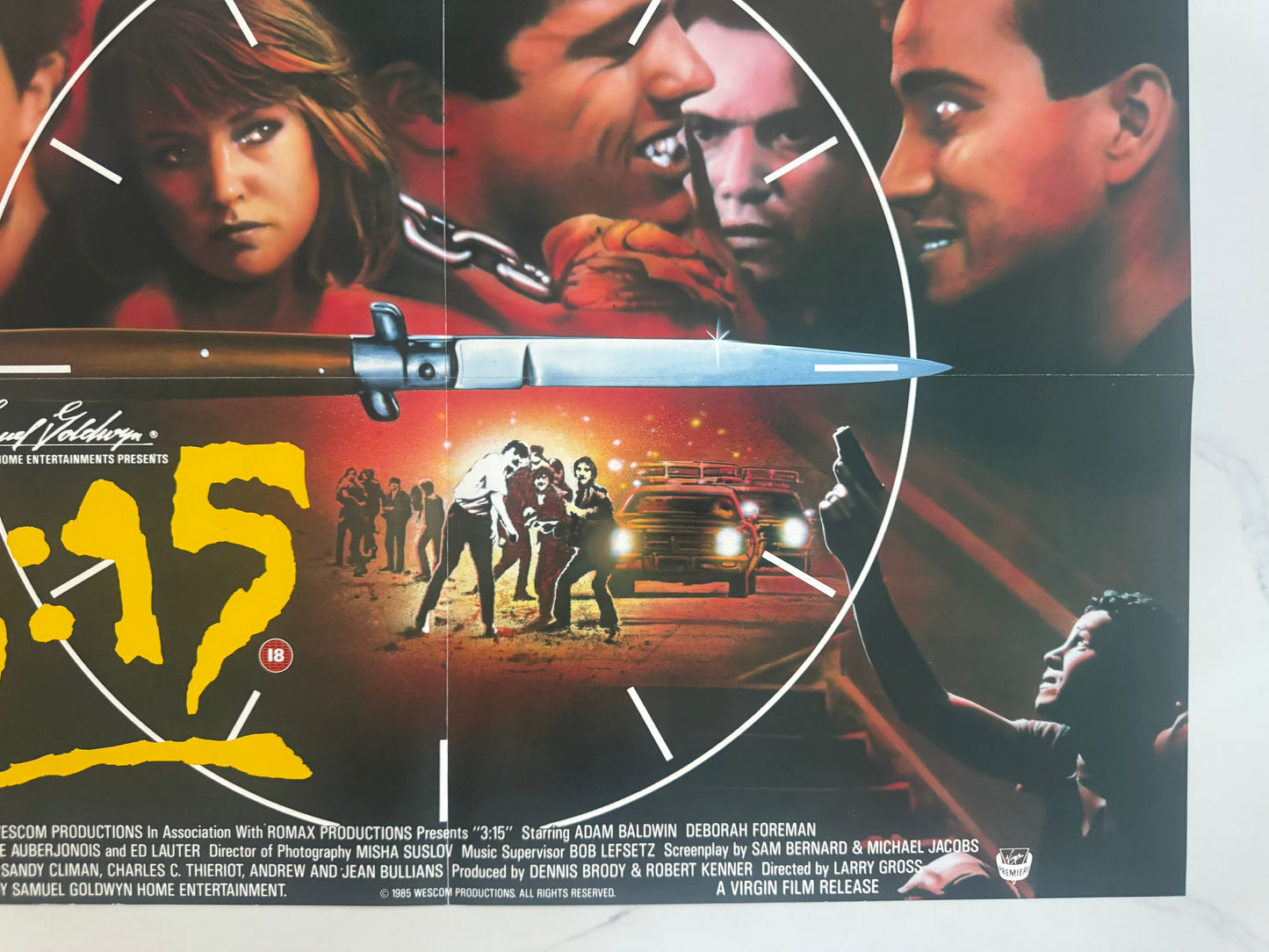 3:15 1986 UK Video Poster