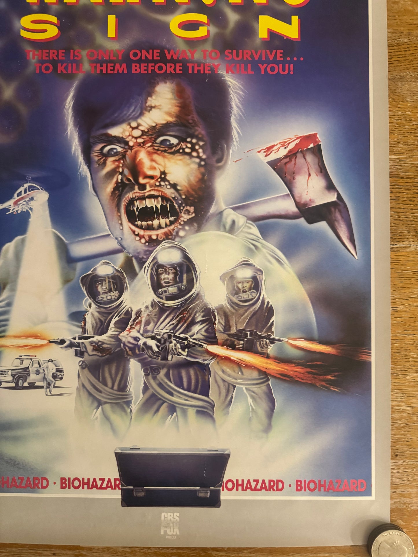 Warning Sign 1985 UK Video Poster