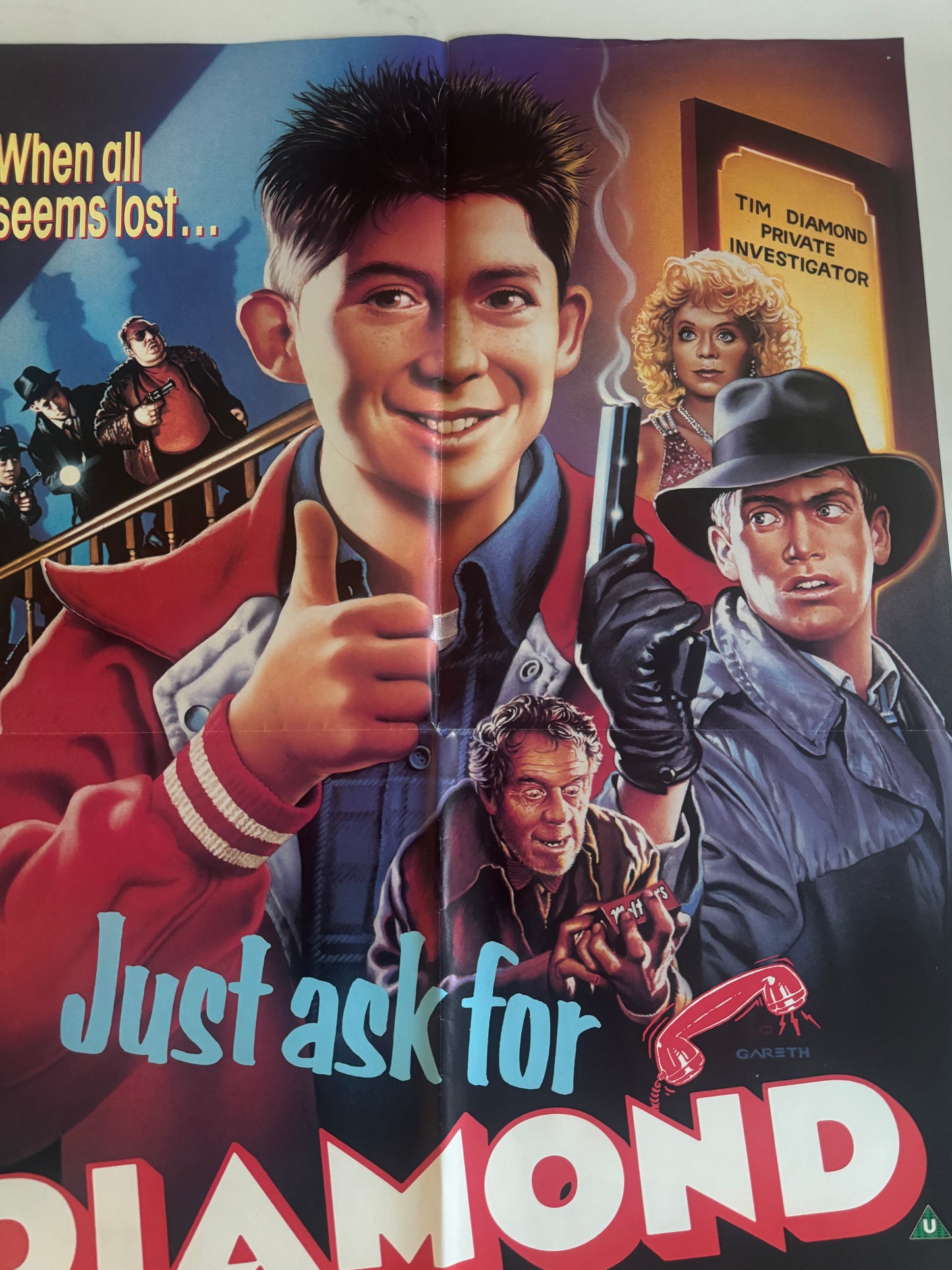 Just ask for Diamond 1988 UK Video Poster