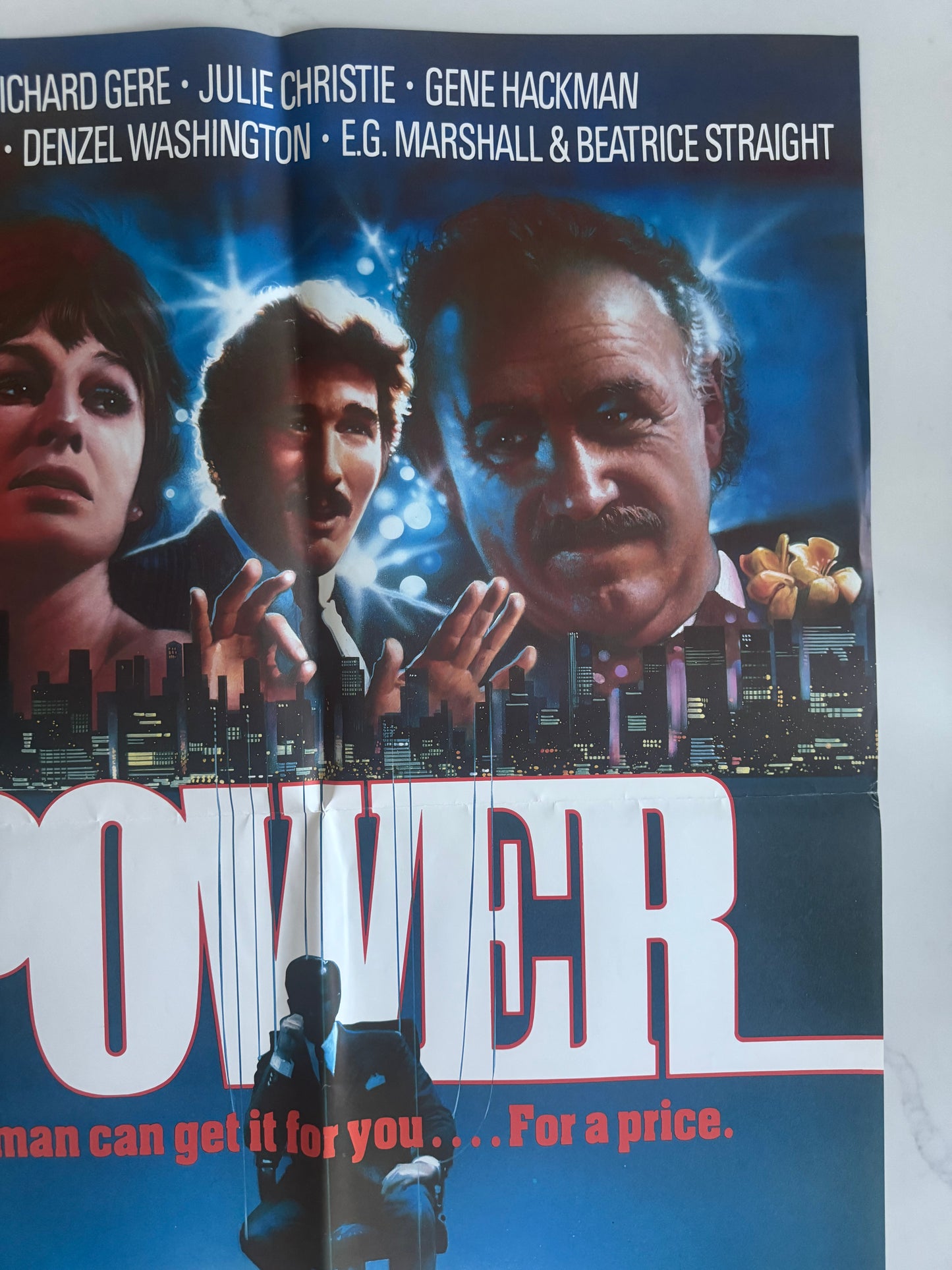 Power 1986 UK Video Poster