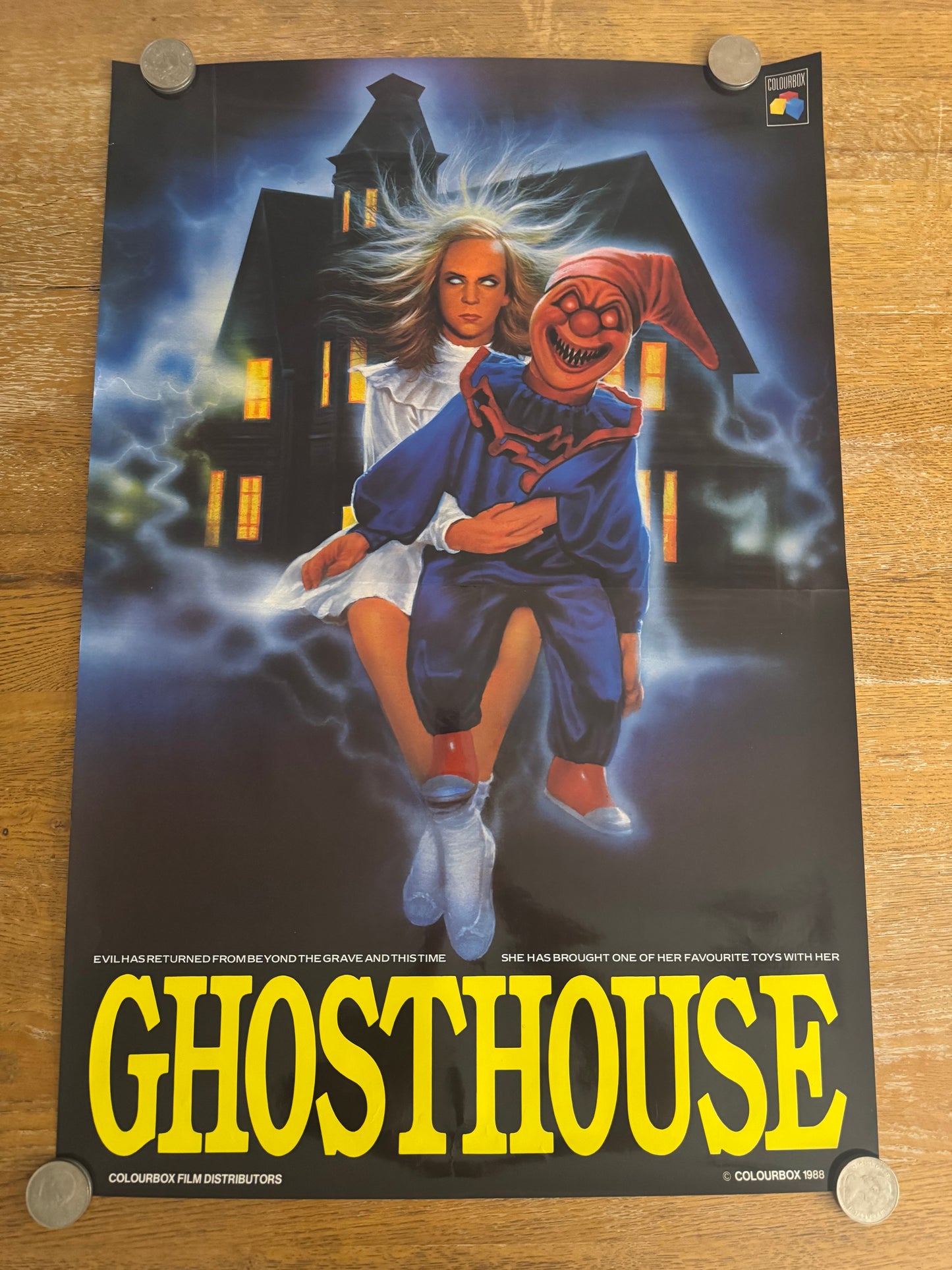 Ghosthouse 1988 UK Video Poster
