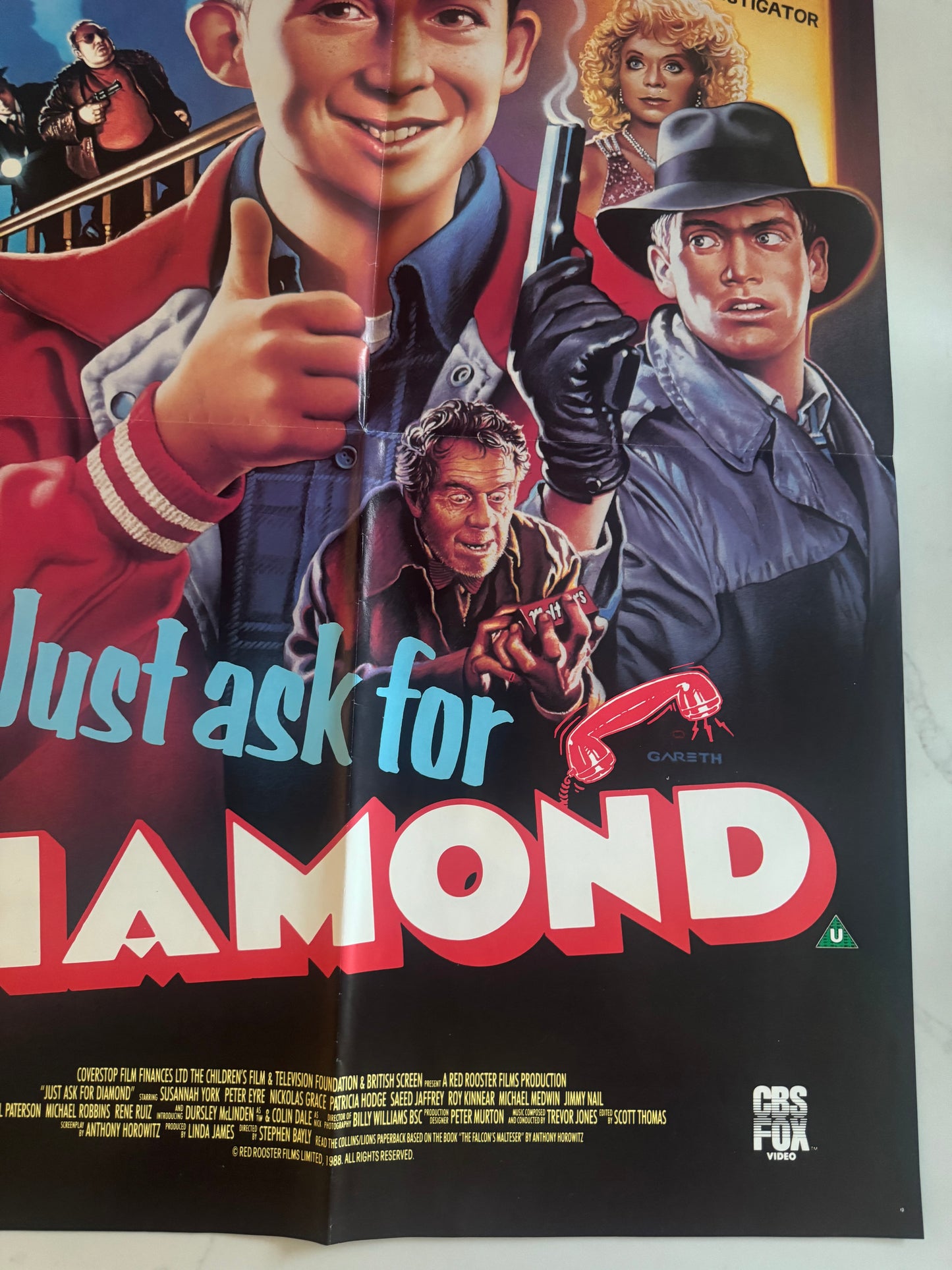Just ask for Diamond 1988 UK Video Poster