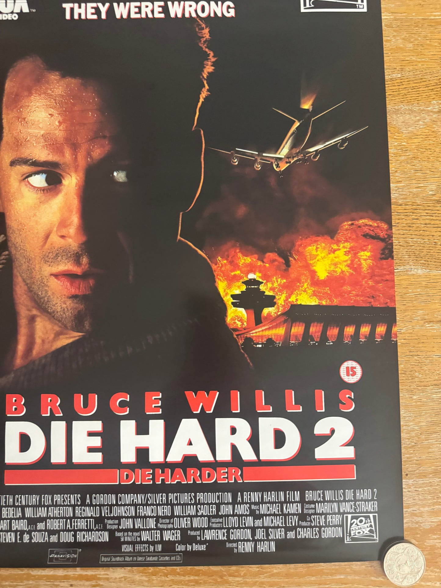 Die Hard 2 1990 UK Video Poster