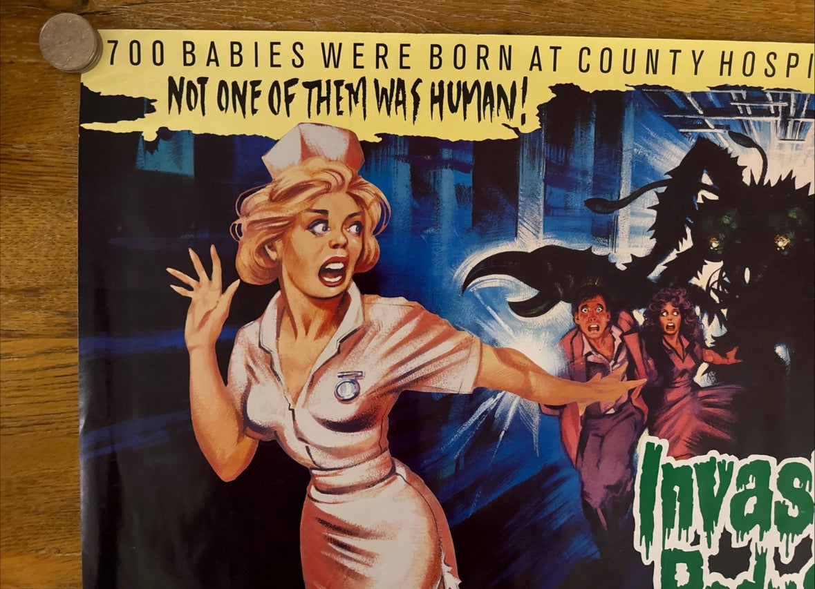Invasion of the bodysuckers 1987 UK video poster