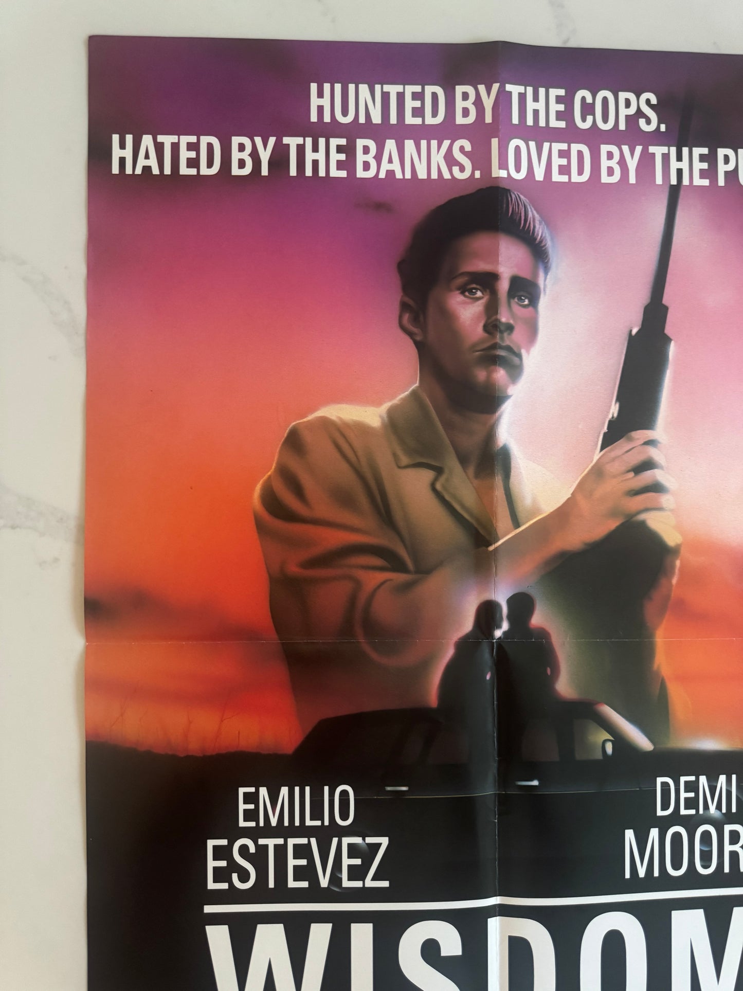 Wisdom 1986 UK Video Poster