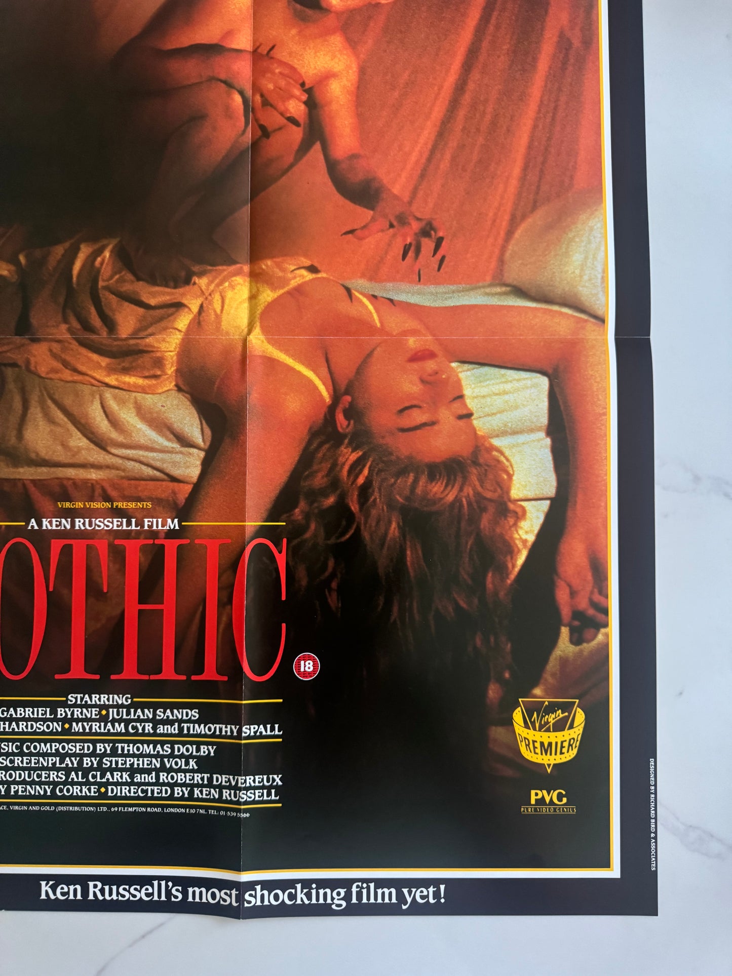 Gothic 1986 UK Video Poster