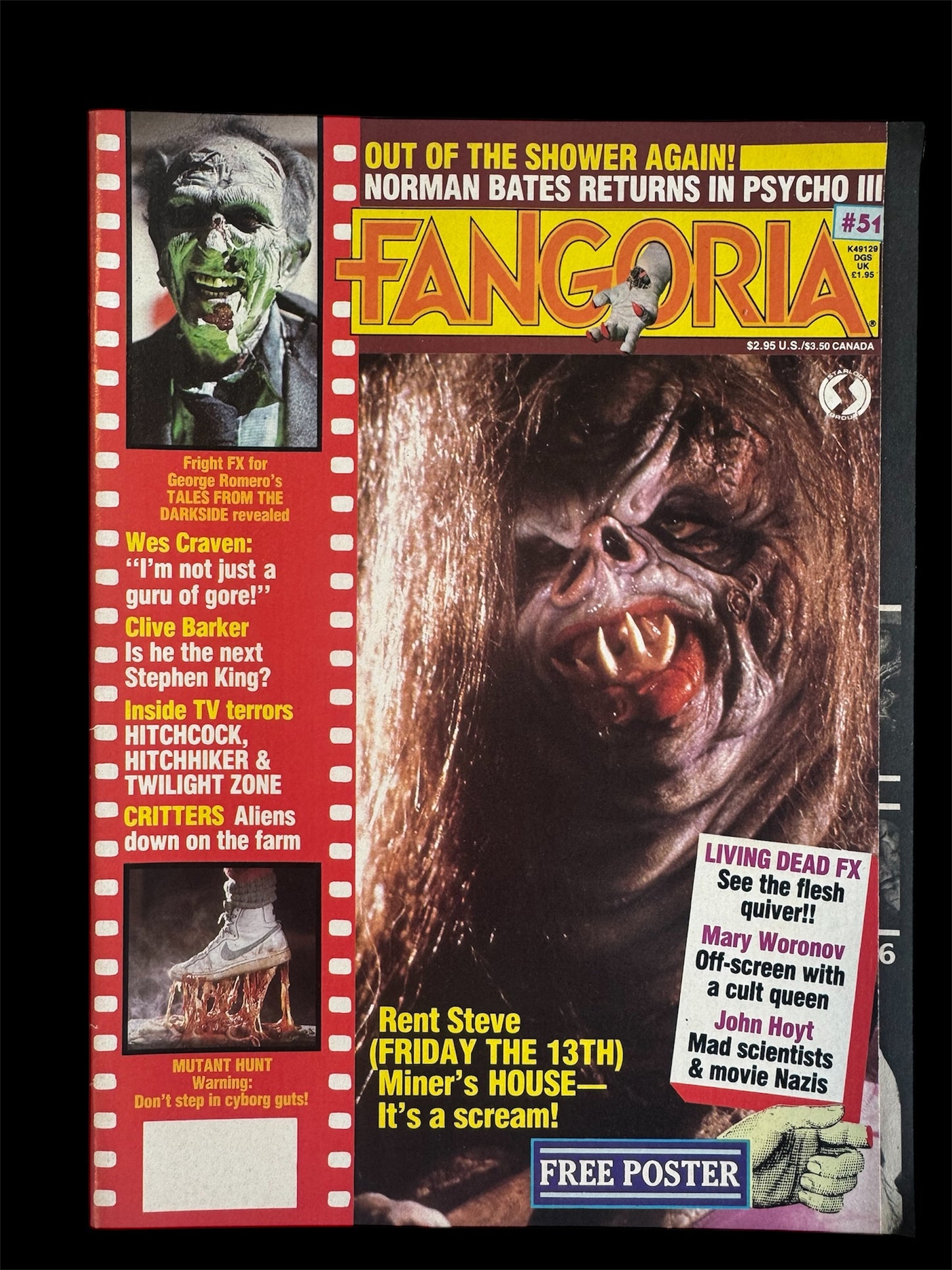 Fangoria issue 51 Horror magazine Living Dead
