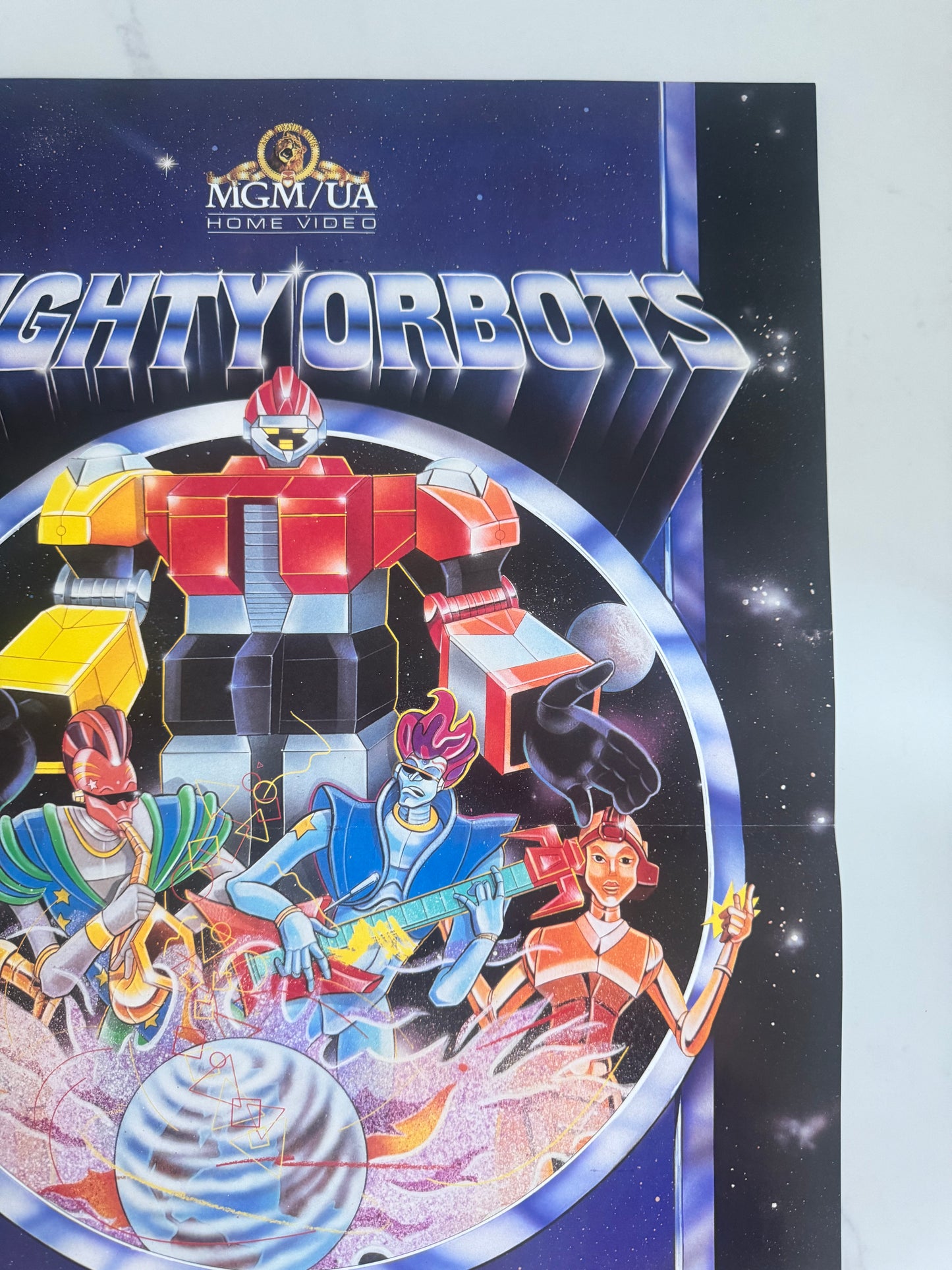Might Orbots 1984 UK Video poster