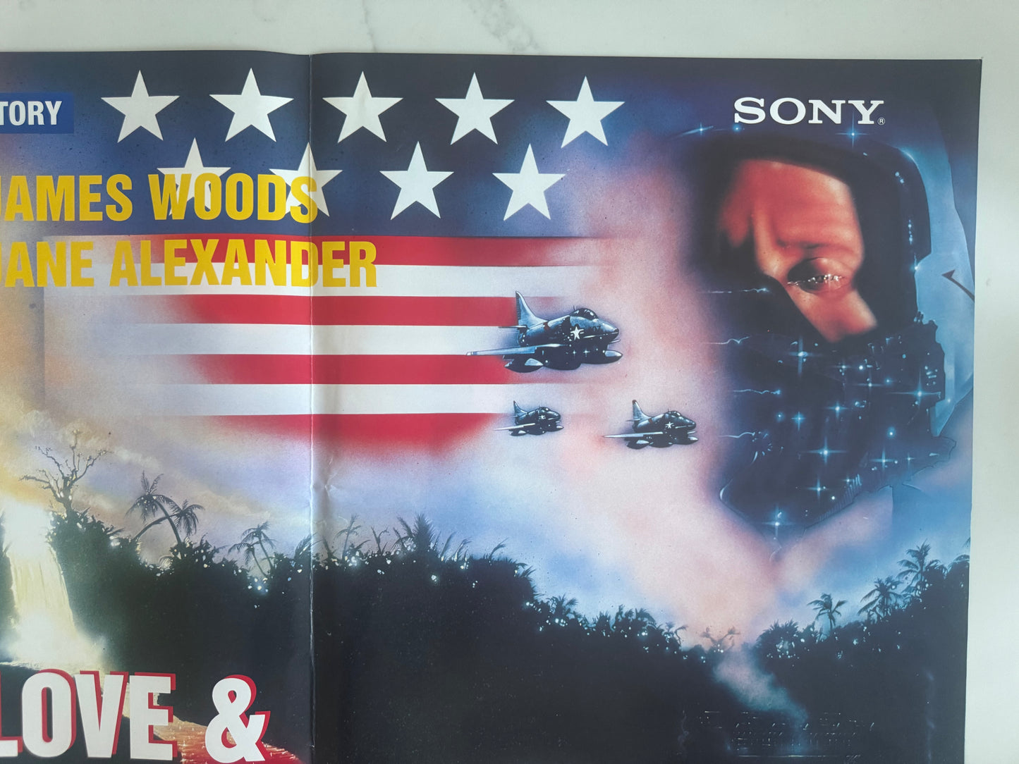 In Love And War 1987 UK Video Poster