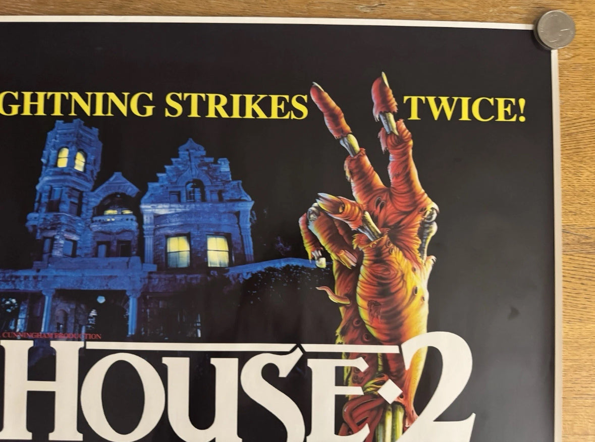 House 2 1987 UK Video Poster