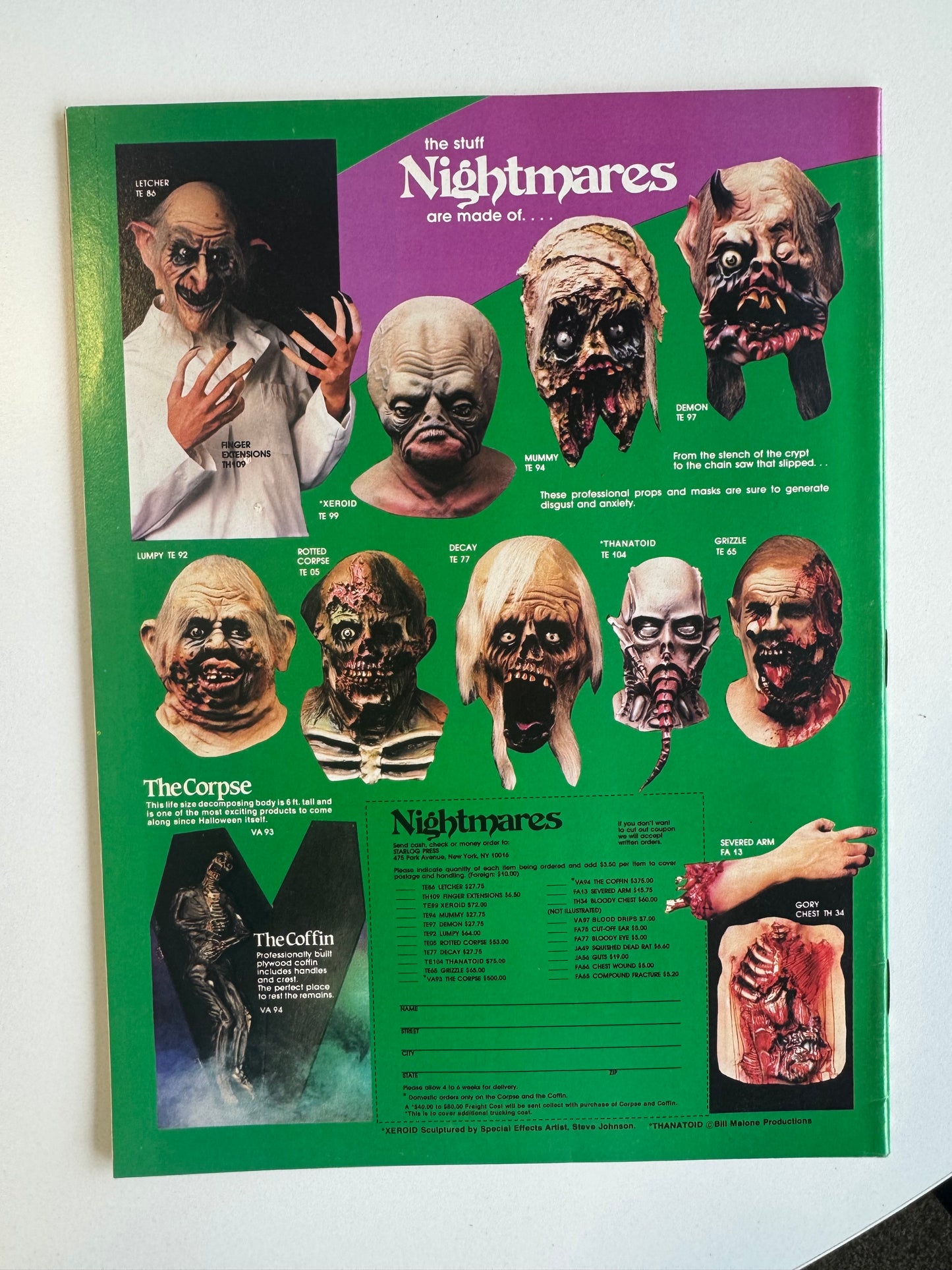 Fangoria issue 73 Horror magazine Dead Heat