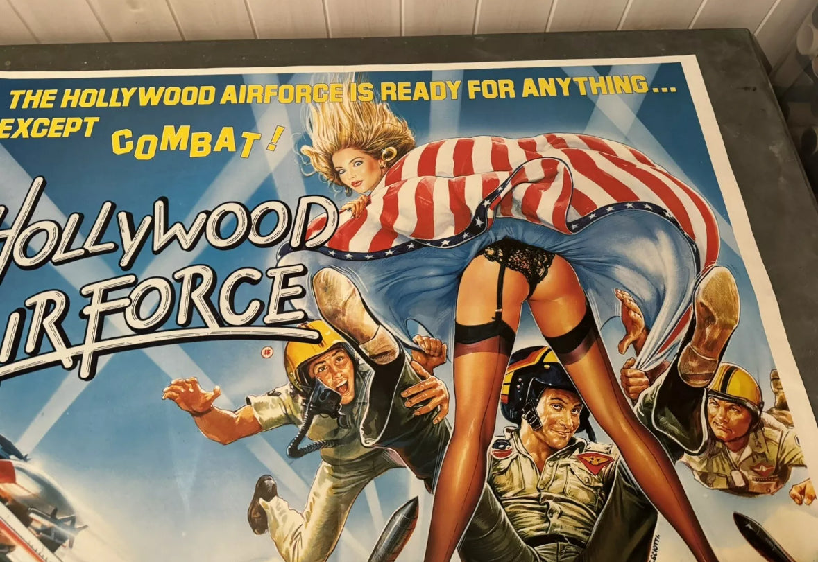 Hollywood airforce 1986 UK Quad Poster