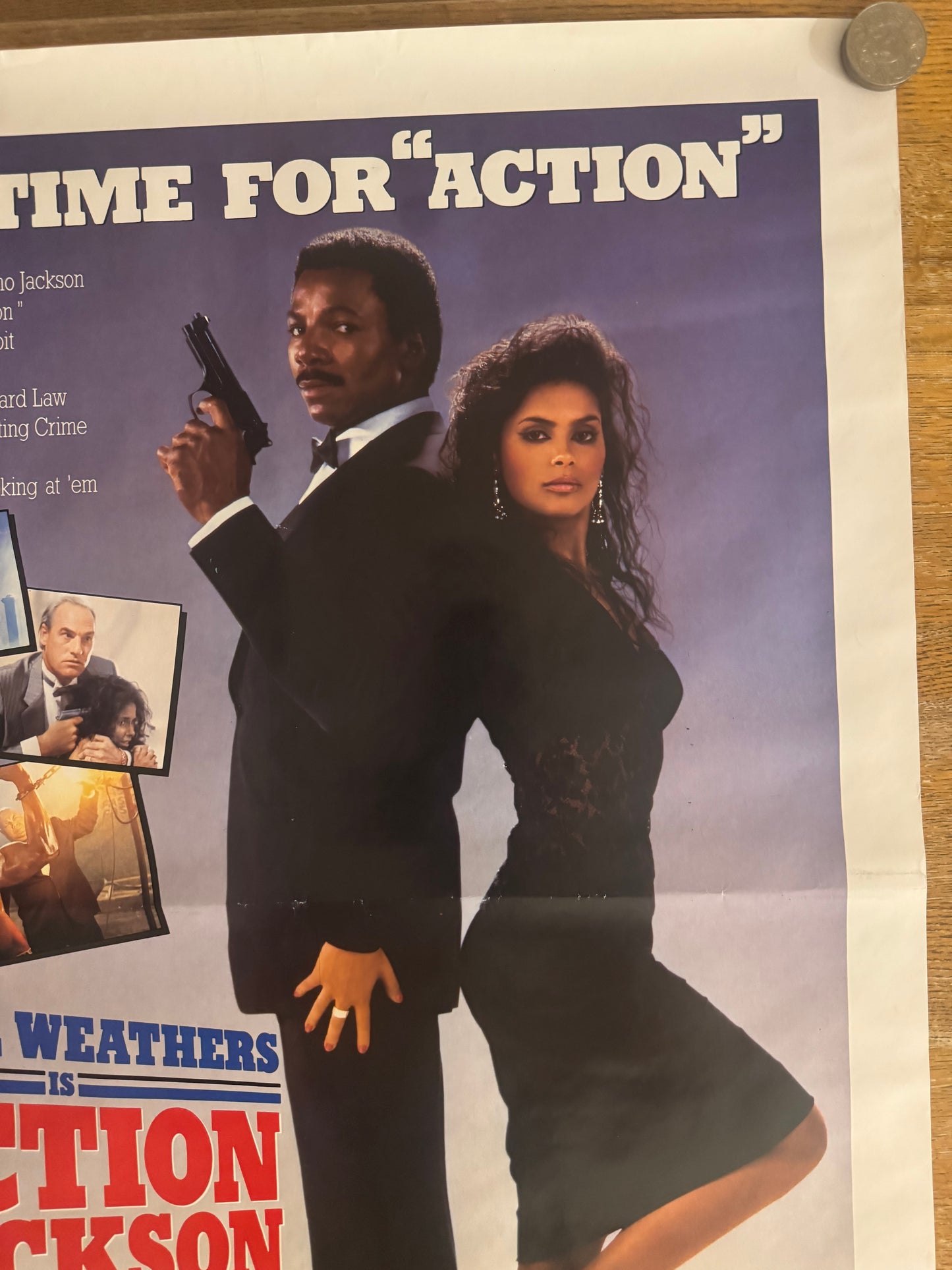 Action Jackson 1988 UK Video Poster