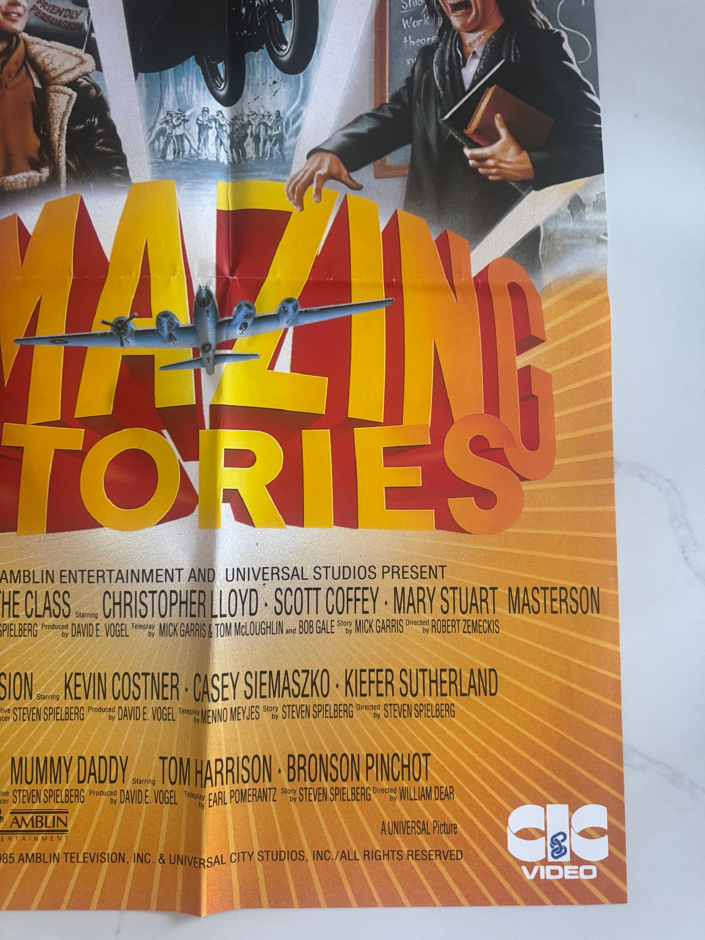 Amazing Stories 1986 UK Video Poster