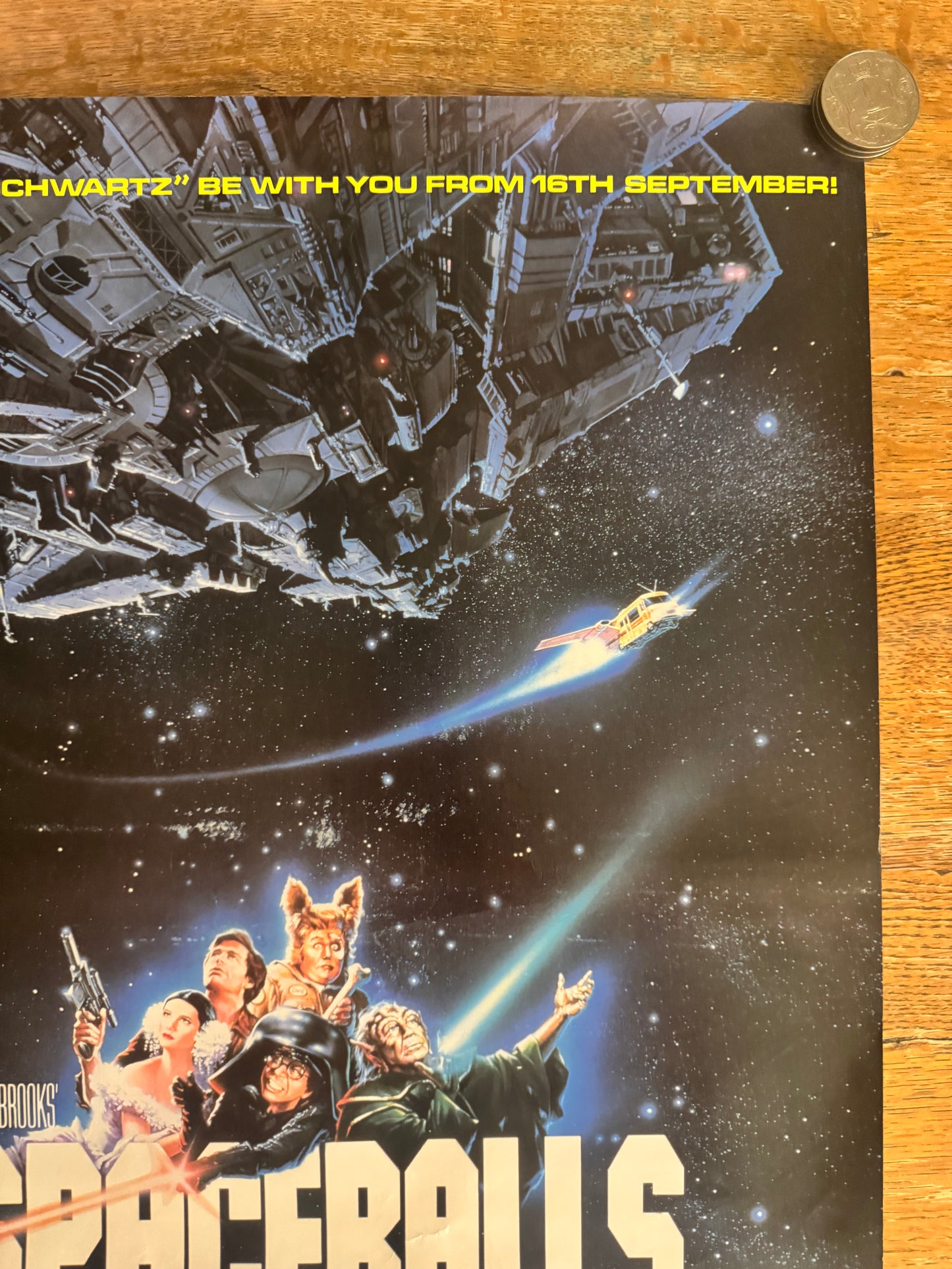 Spaceballs 1987 UK Video Poster