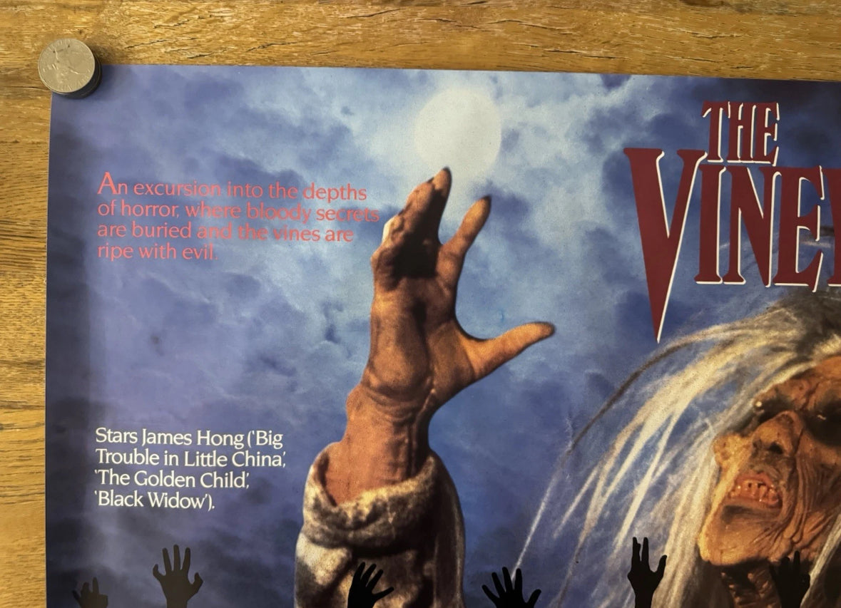The Vineyard 1987 UK Video Poster