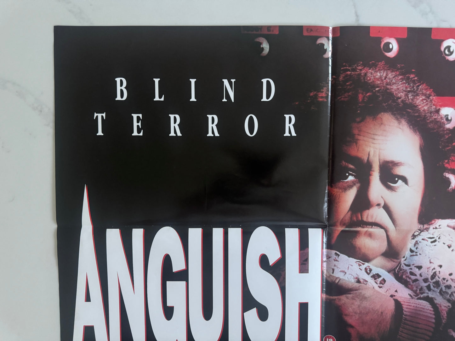 Anguish 1987 UK Video Poster